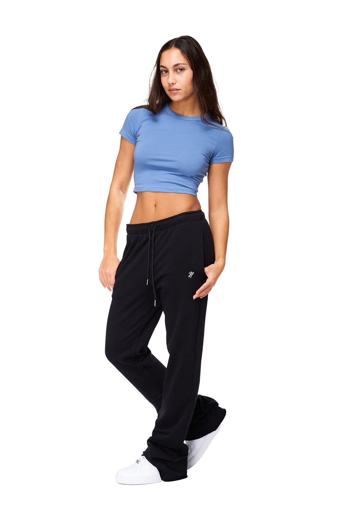 Aimee - Wide Leg French Terry Pant