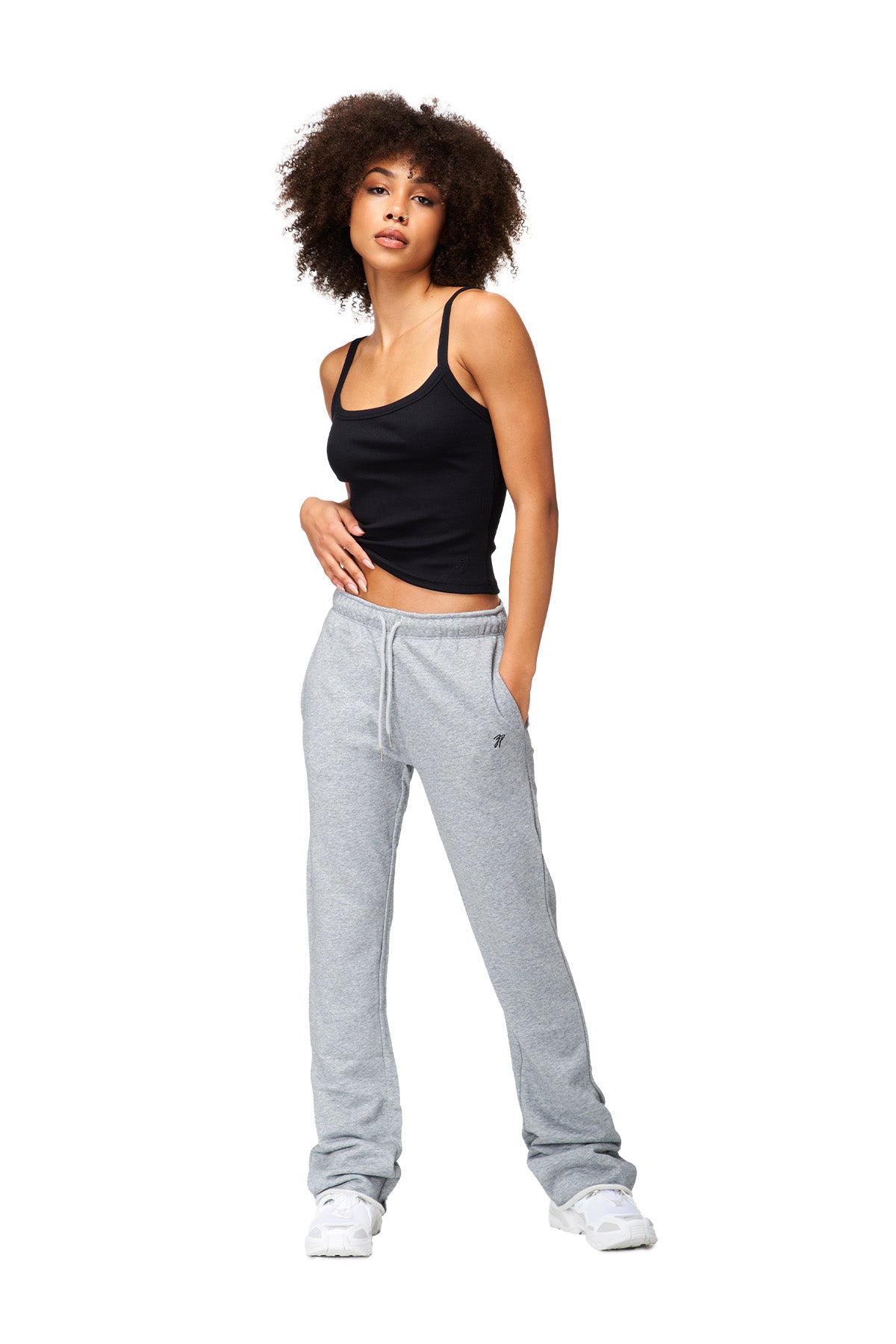 Aimee - Wide Leg French Terry Pant