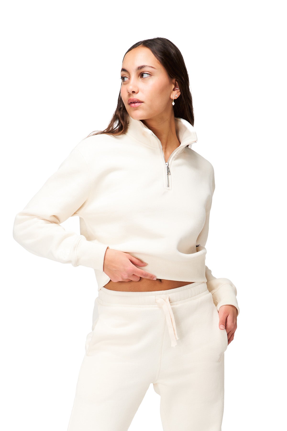 Becky - Semi Fitted Half Zip Pullover