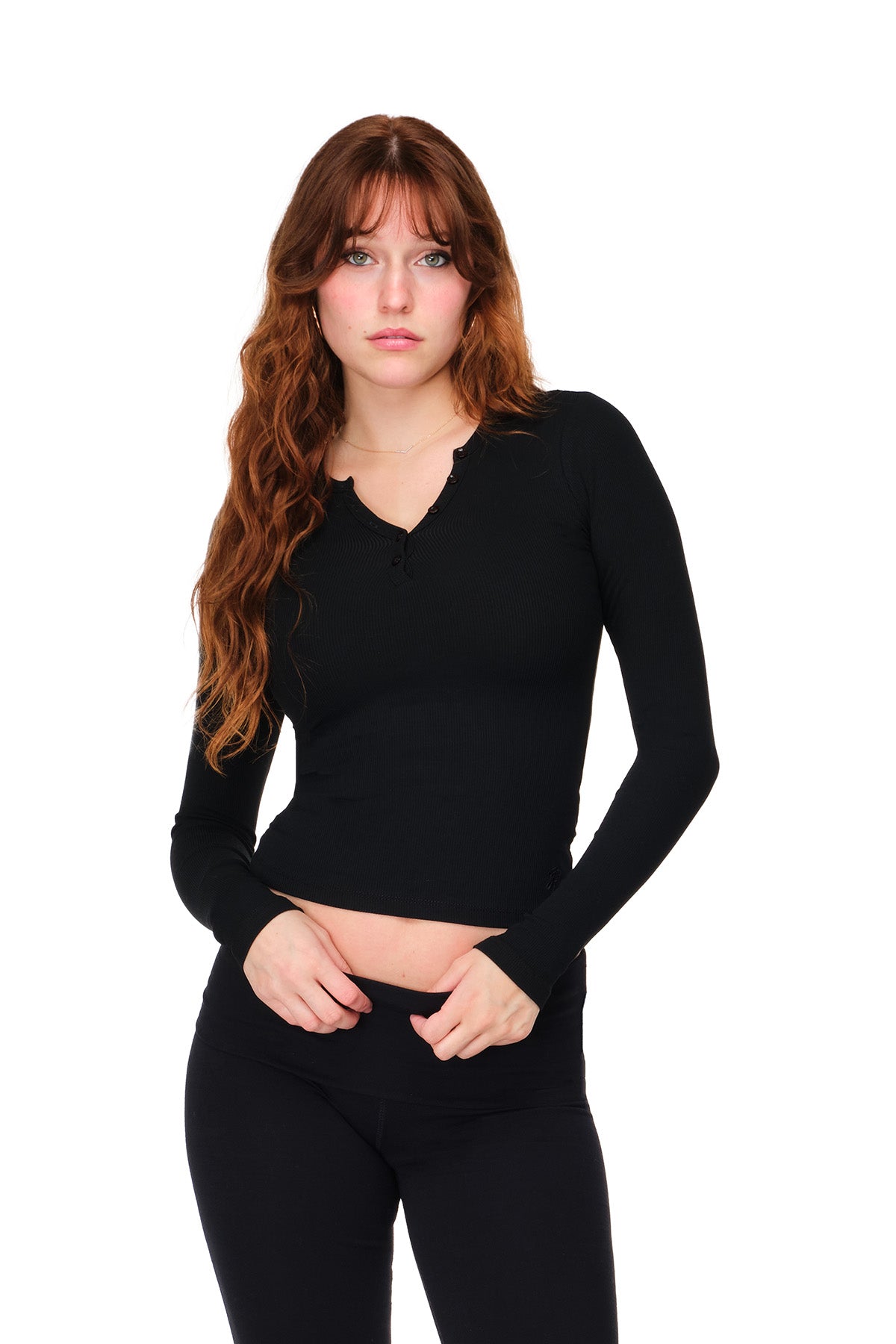 Bennett - Henley Long Sleeve Top