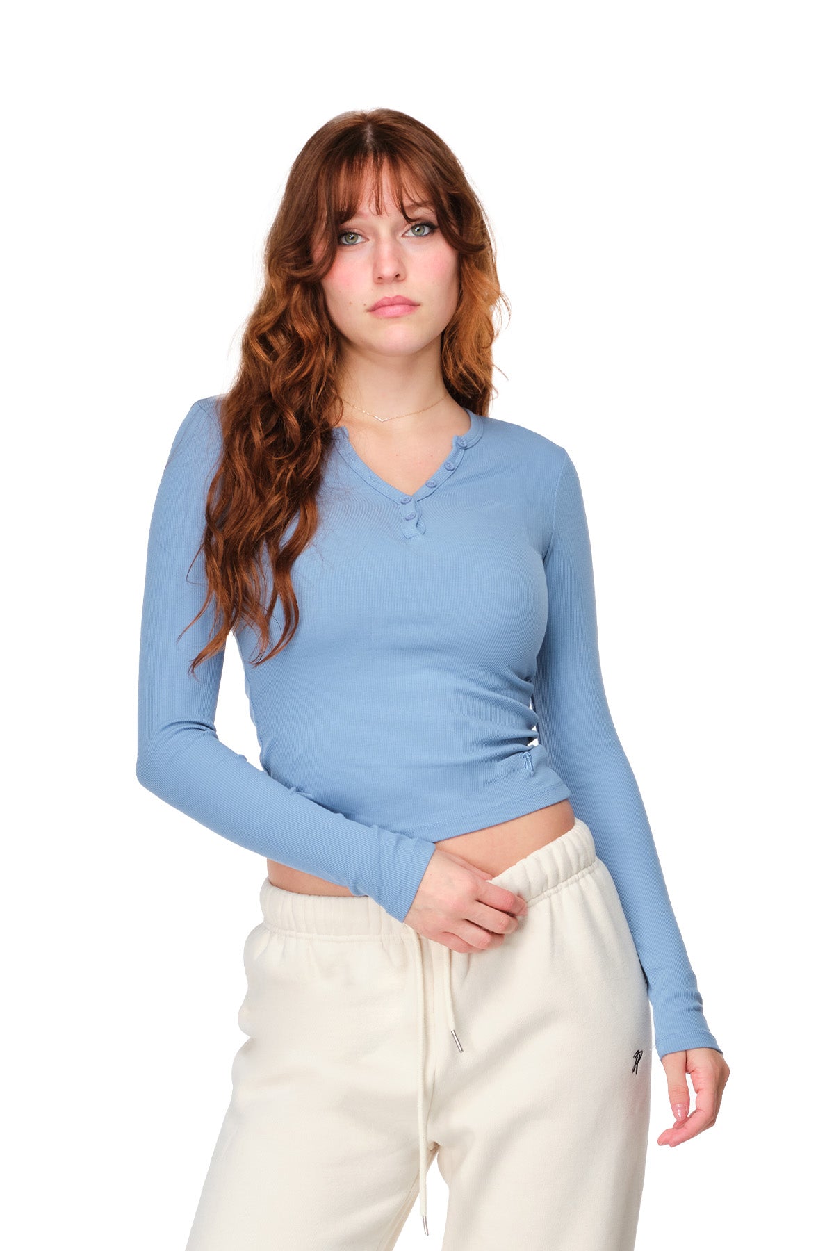 Bennett - Henley Long Sleeve Top