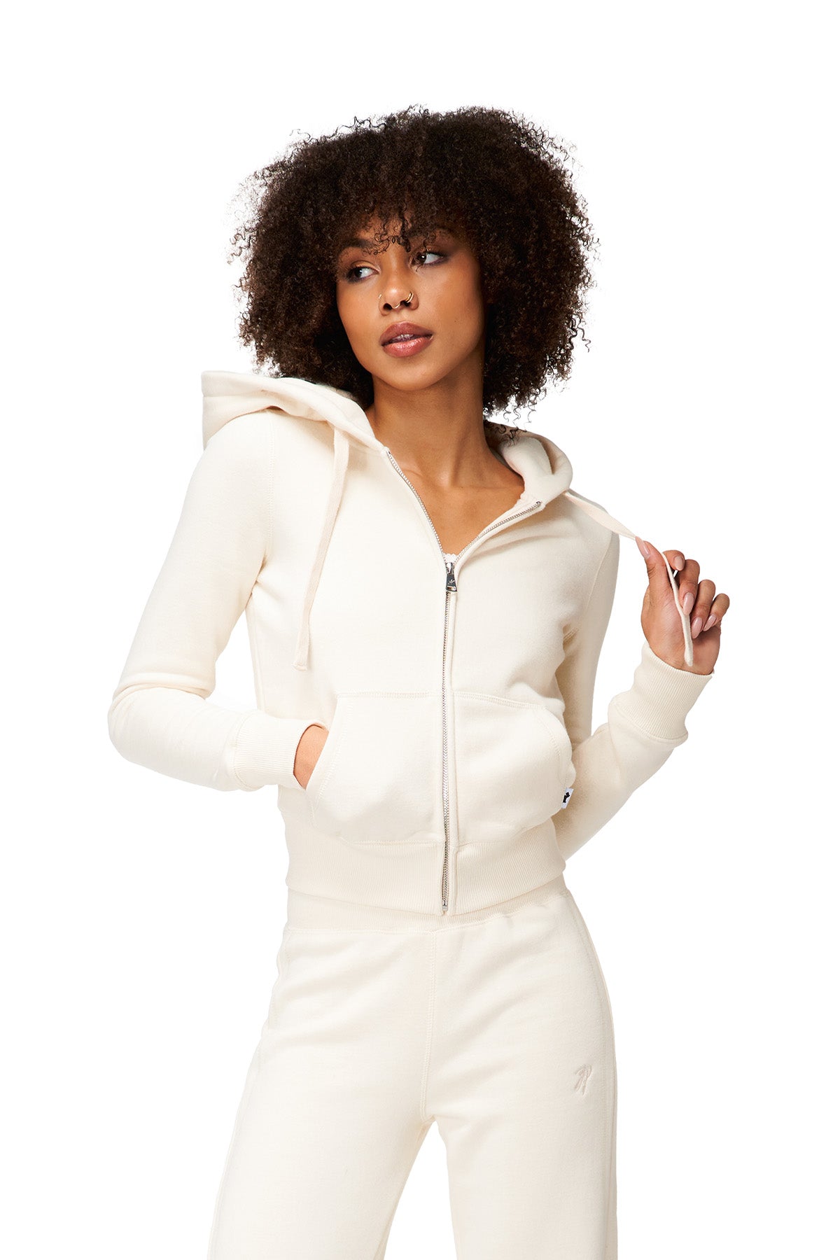 Bonita - Fitted Zip-Up Hoodie