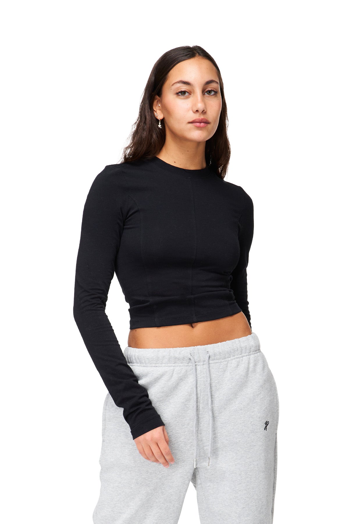 Lana - Cropped Long Sleeve Top