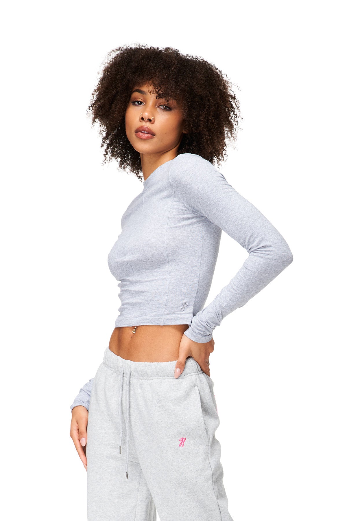 Lana - Cropped Long Sleeve Top