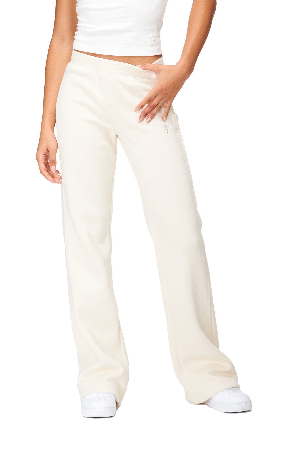 Nora - Fitted Wide Leg Sweatpant