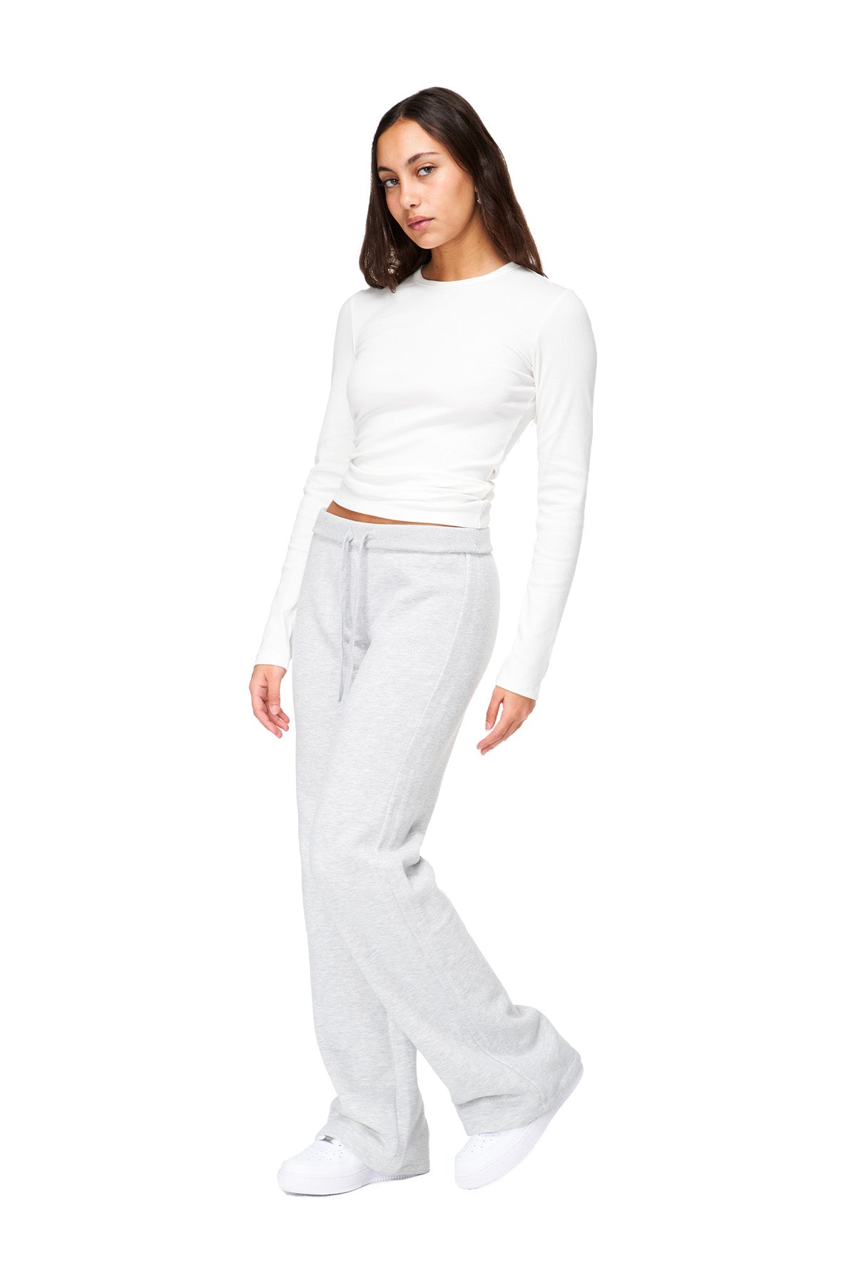 Nora - Fitted Wide Leg Sweatpant