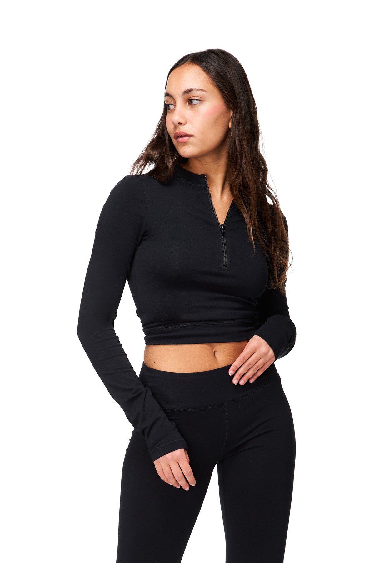 Petra - Crew Neck Long Sleeve with Zipper