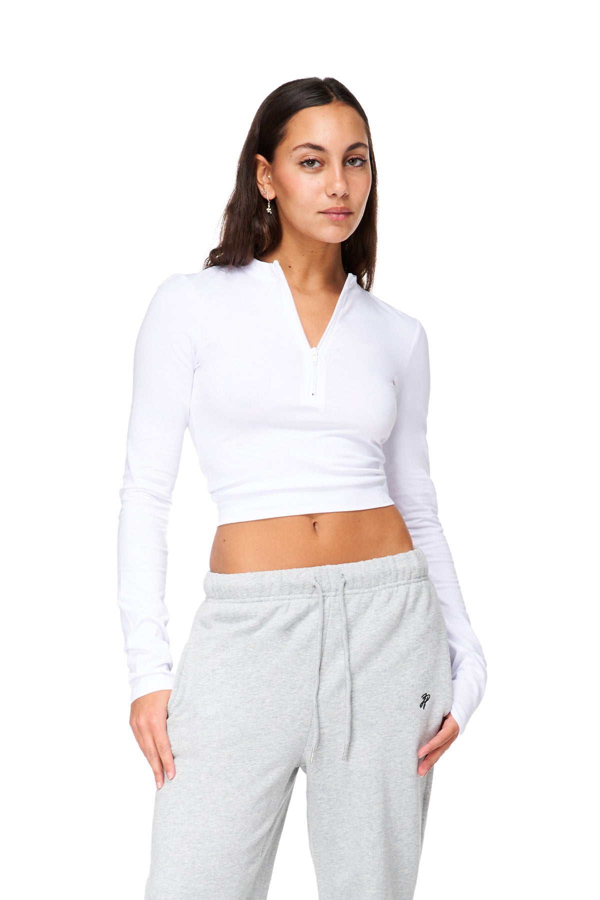 Petra - Crew Neck Long Sleeve with Zipper