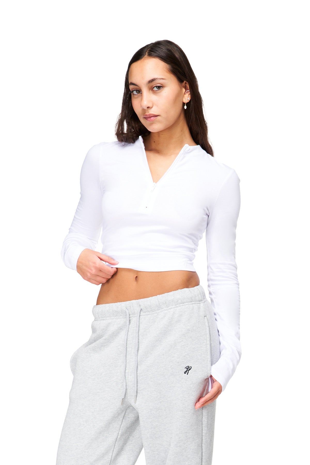 Petra - Crew Neck Long Sleeve with Zipper