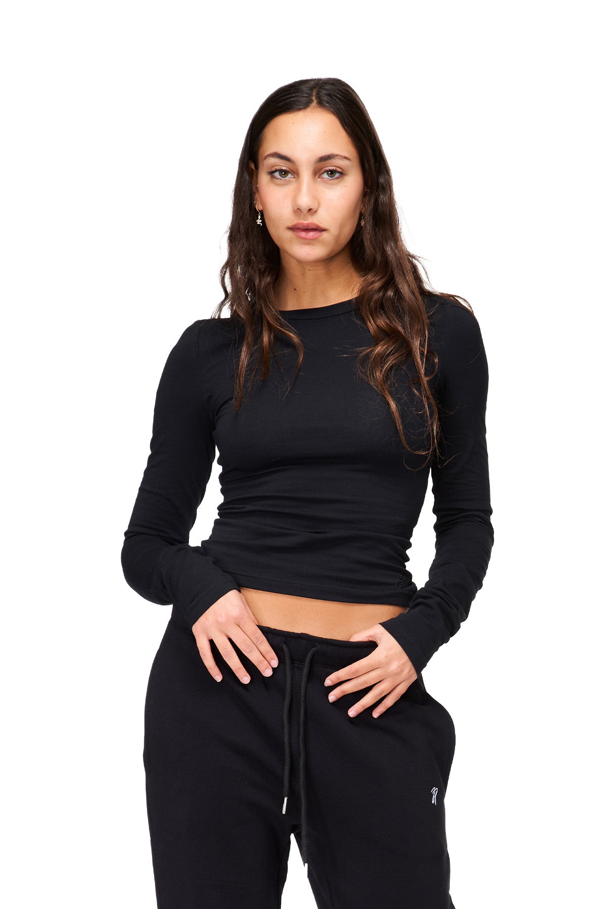 Shell - Crew Neck Long Sleeve Top