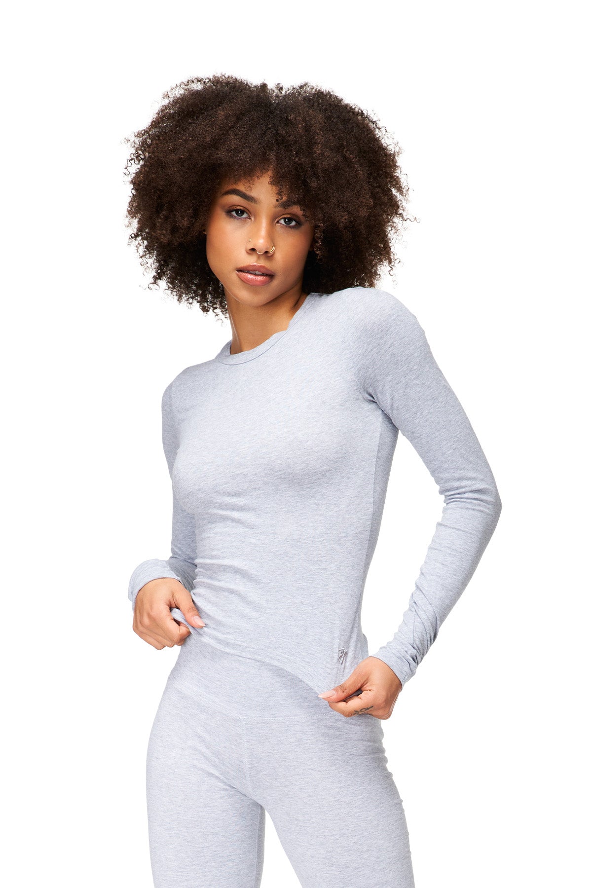 Shell - Crew Neck Long Sleeve Top