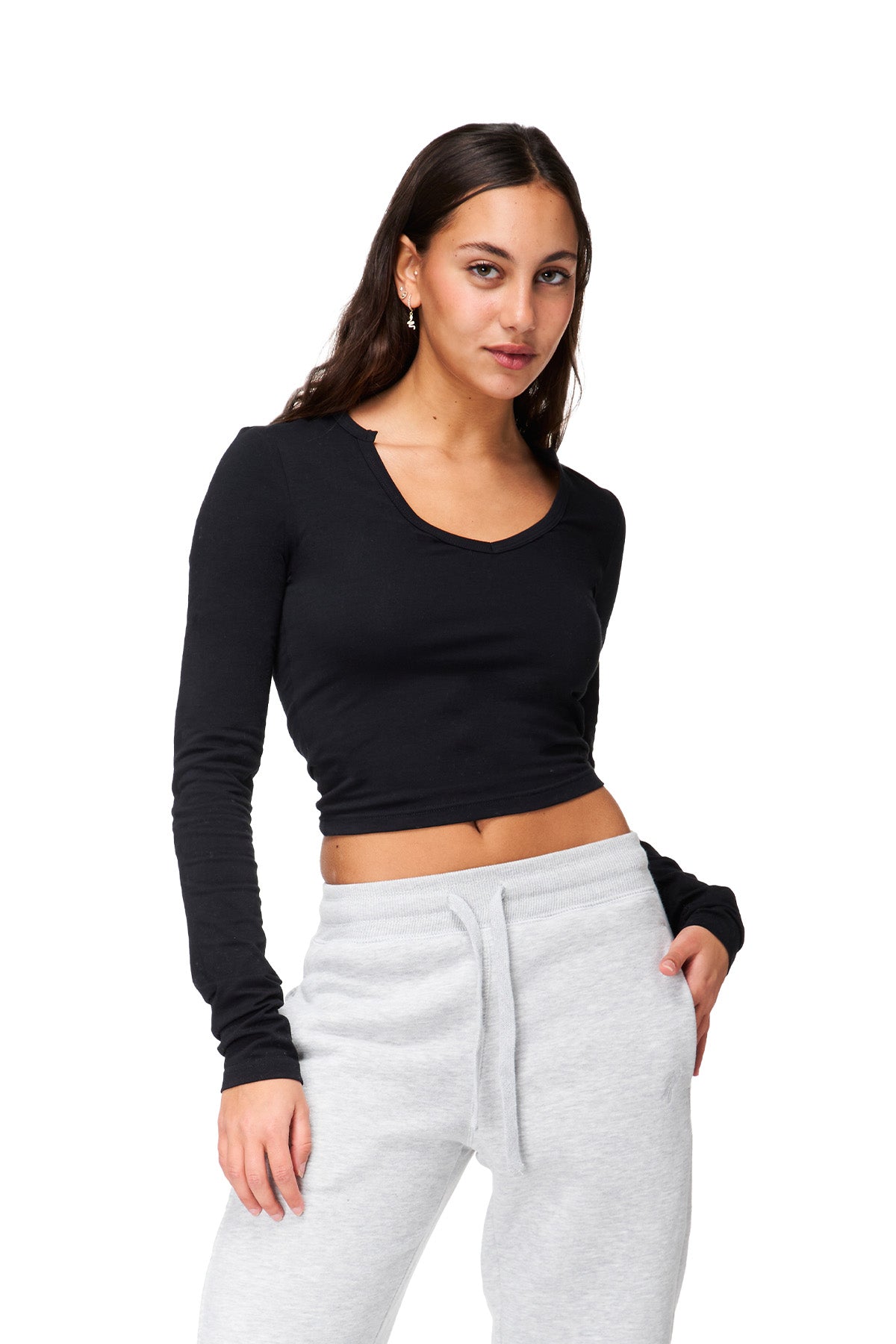 Willa - Crew Neck Long Sleeve Top