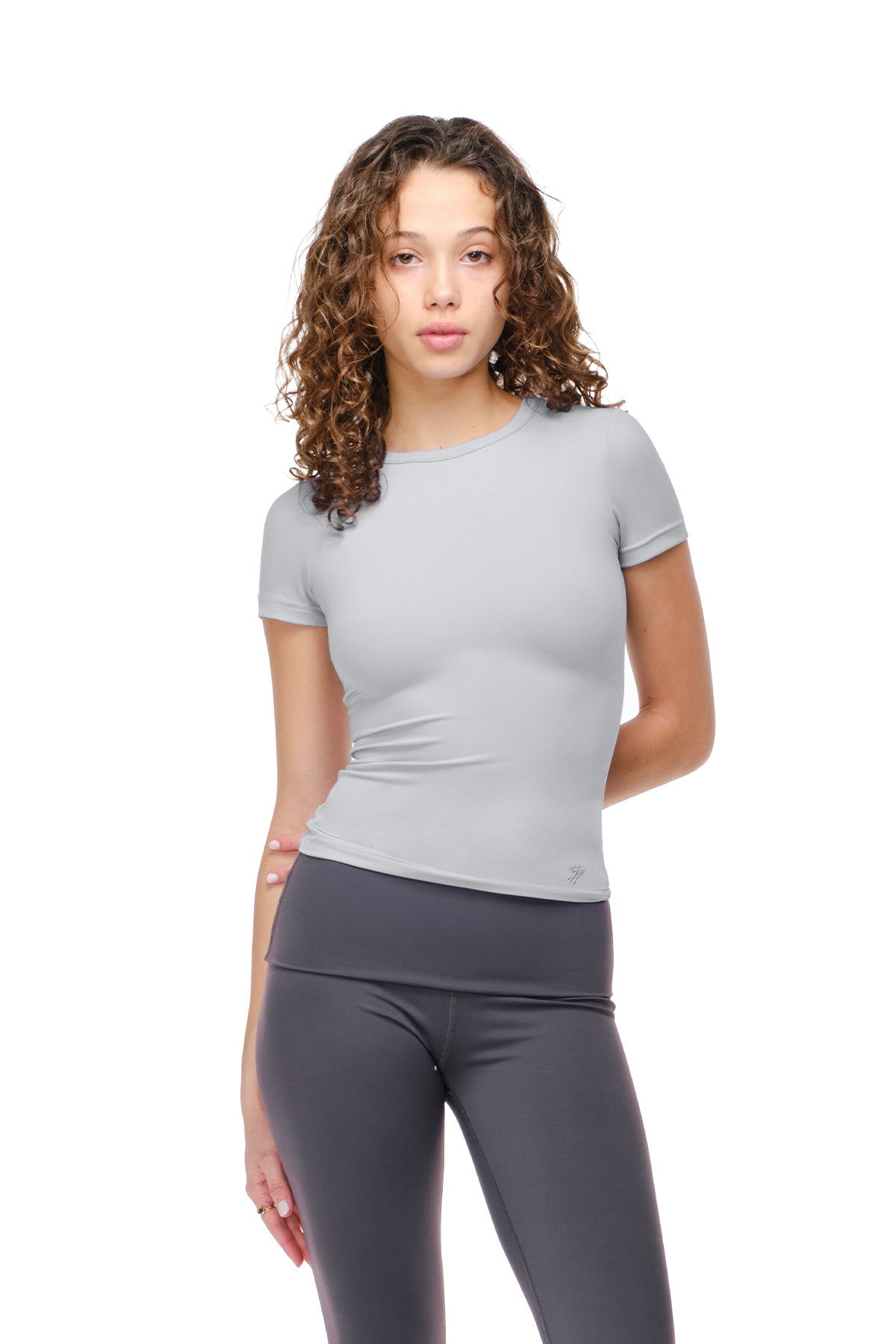 Irene - Fitted Crew Neck Tee