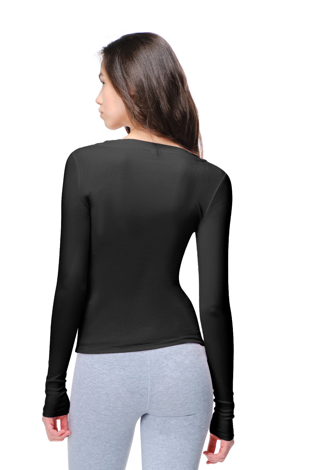 Joy - Fitted Long Sleeve Top