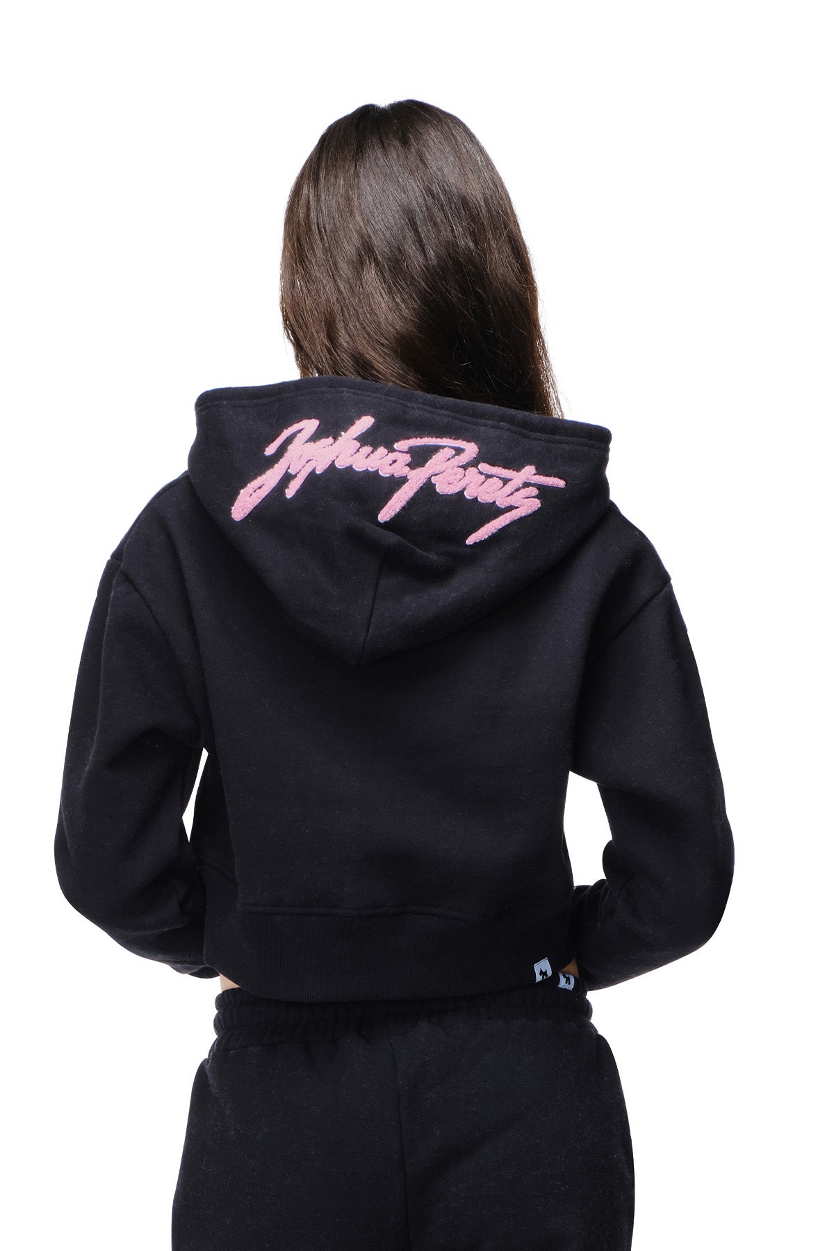 Lena - Semi Fitted Cropped Zip-Up Hoodie