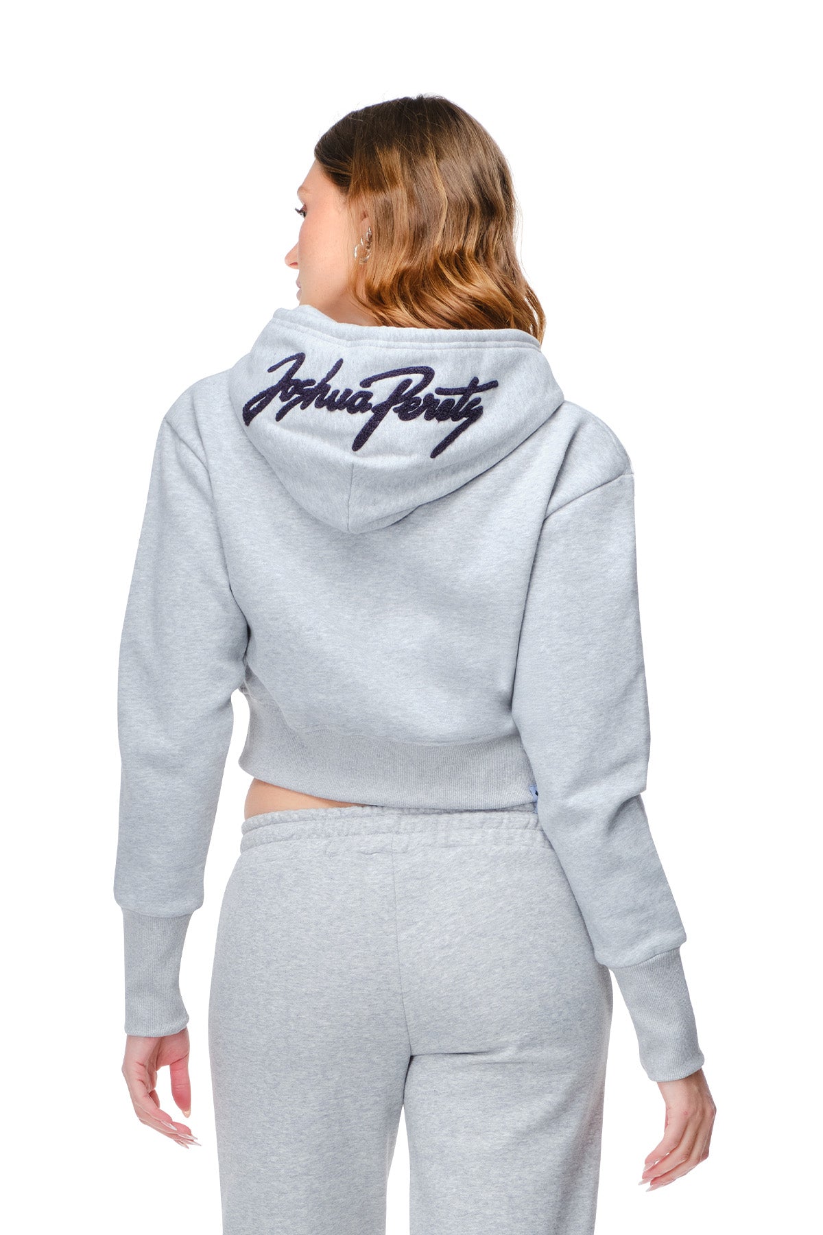 Lena - Semi Fitted Cropped Zip-Up Hoodie