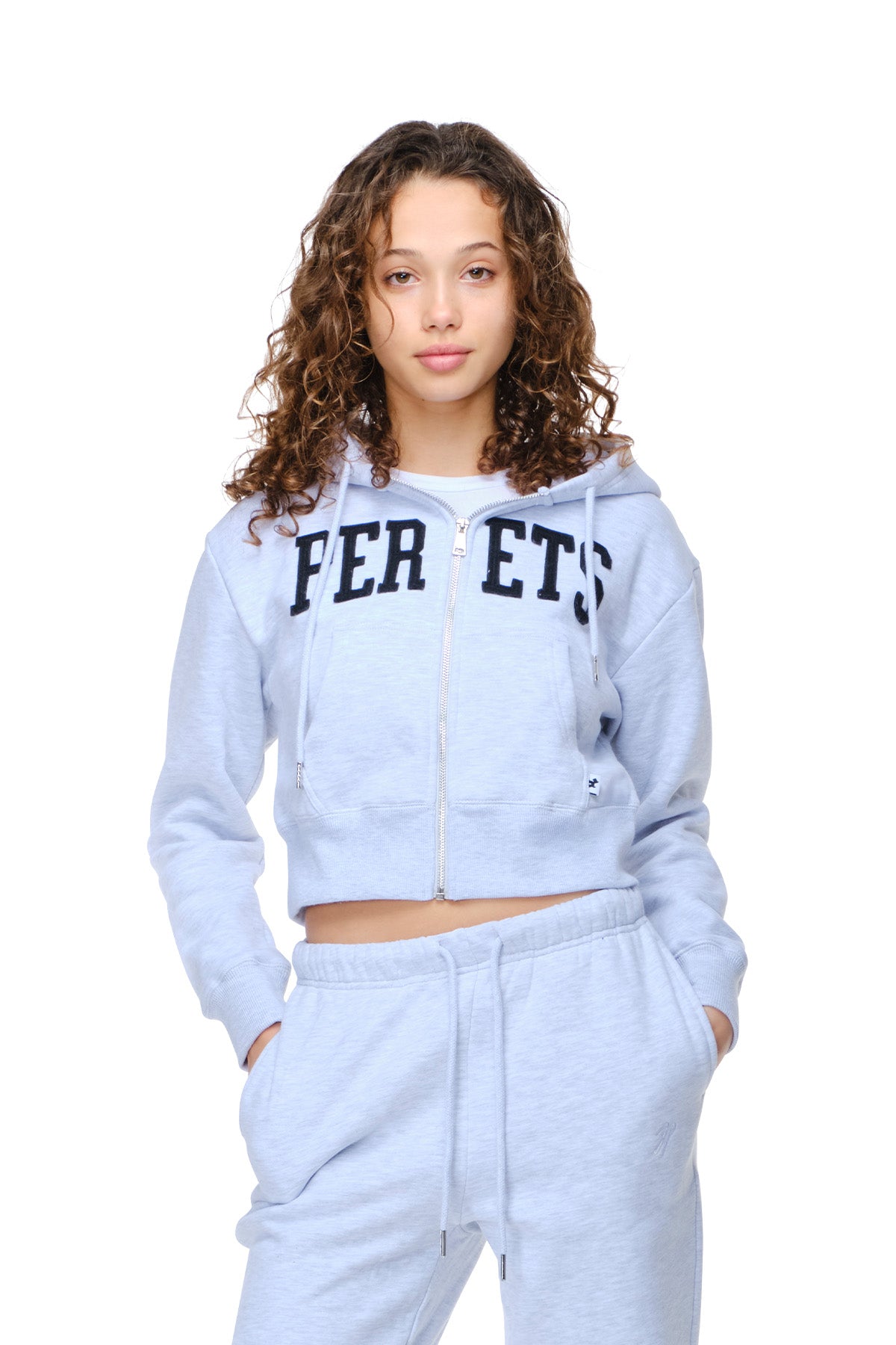 Lyra - Relaxed-Fit Cropped Zip-Up Hoodie