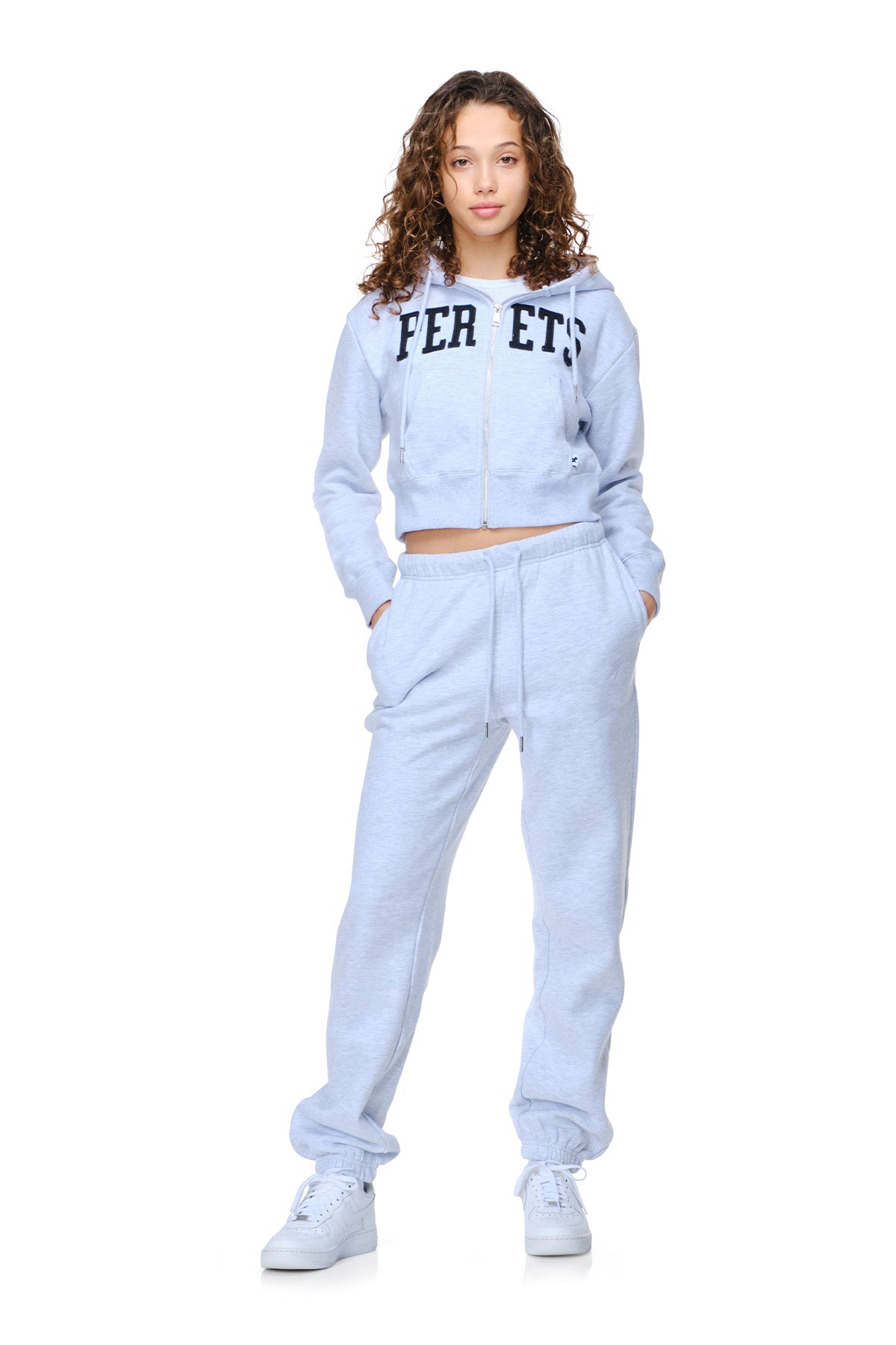 Lyra - Relaxed-Fit Cropped Zip-Up Hoodie