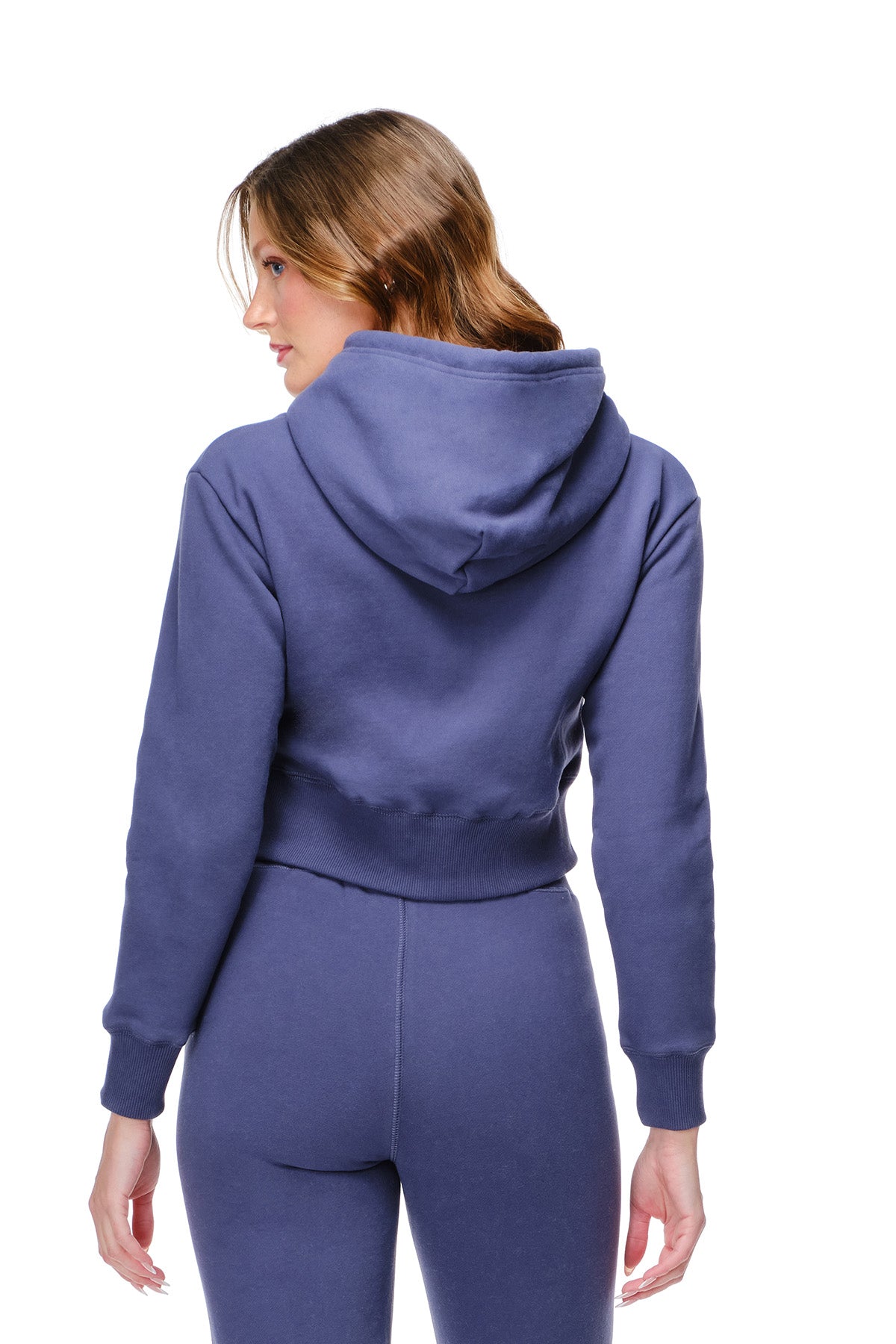Lyra - Relaxed-Fit Cropped Zip-Up Hoodie