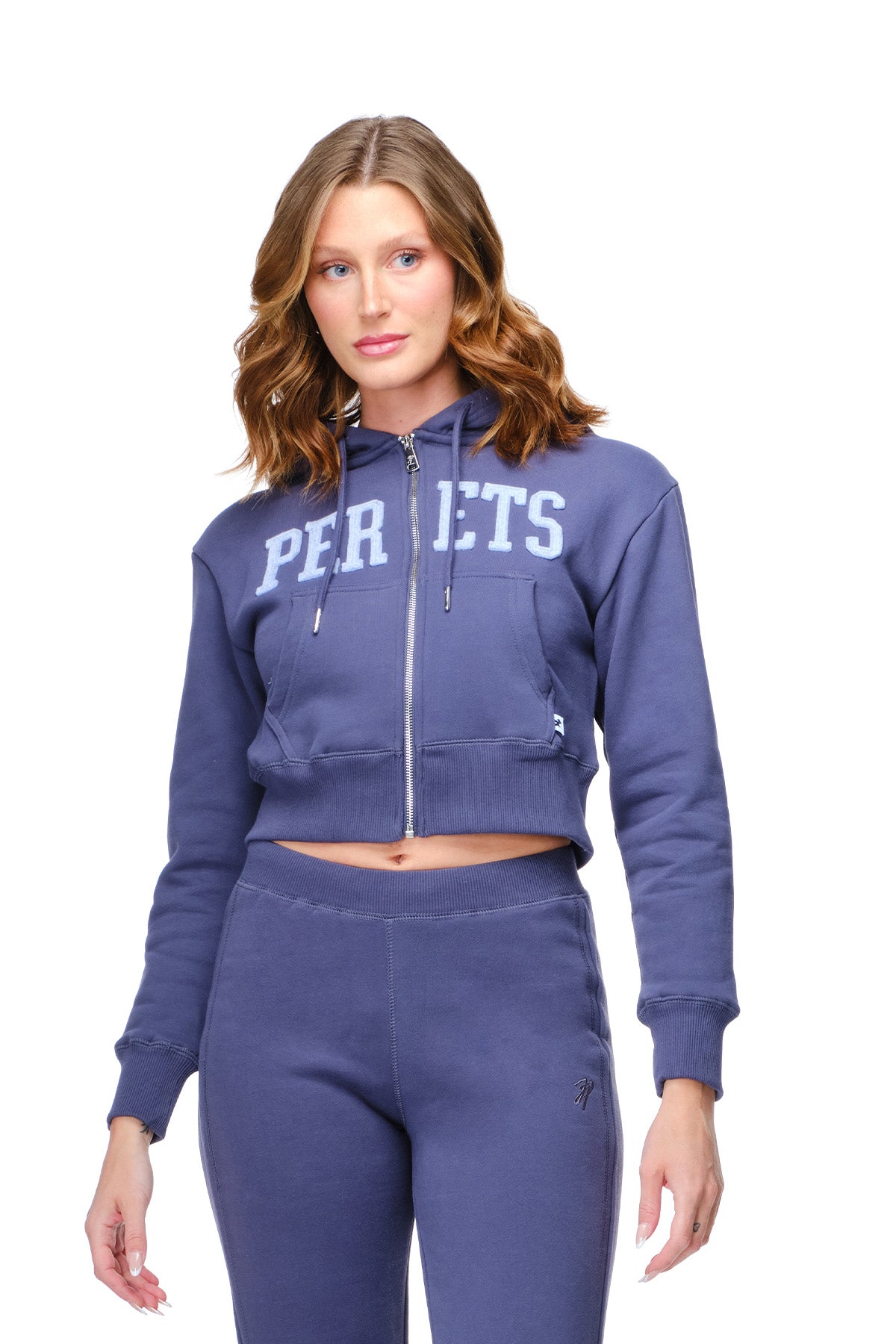Lyra - Relaxed-Fit Cropped Zip-Up Hoodie