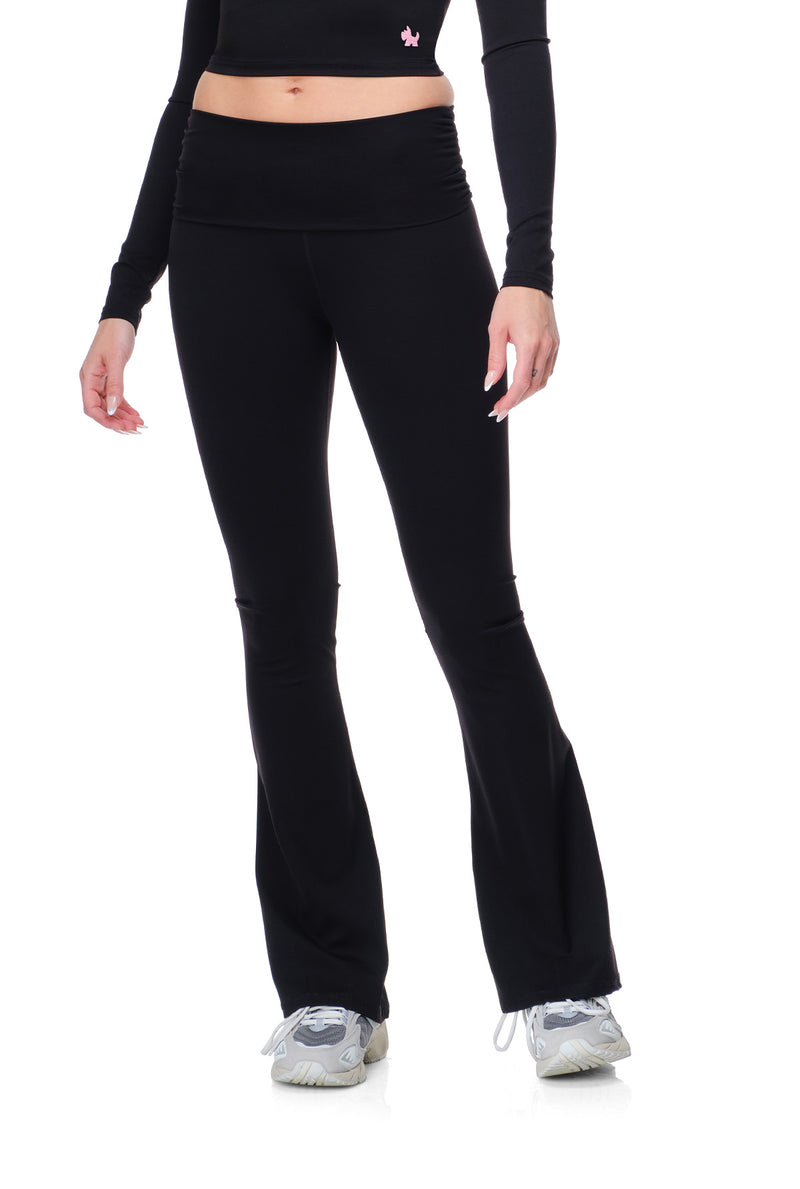 Capri - Pantalon évasé à taille repliable