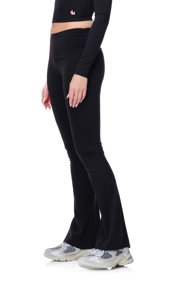 Capri - Pantalon évasé à taille repliable