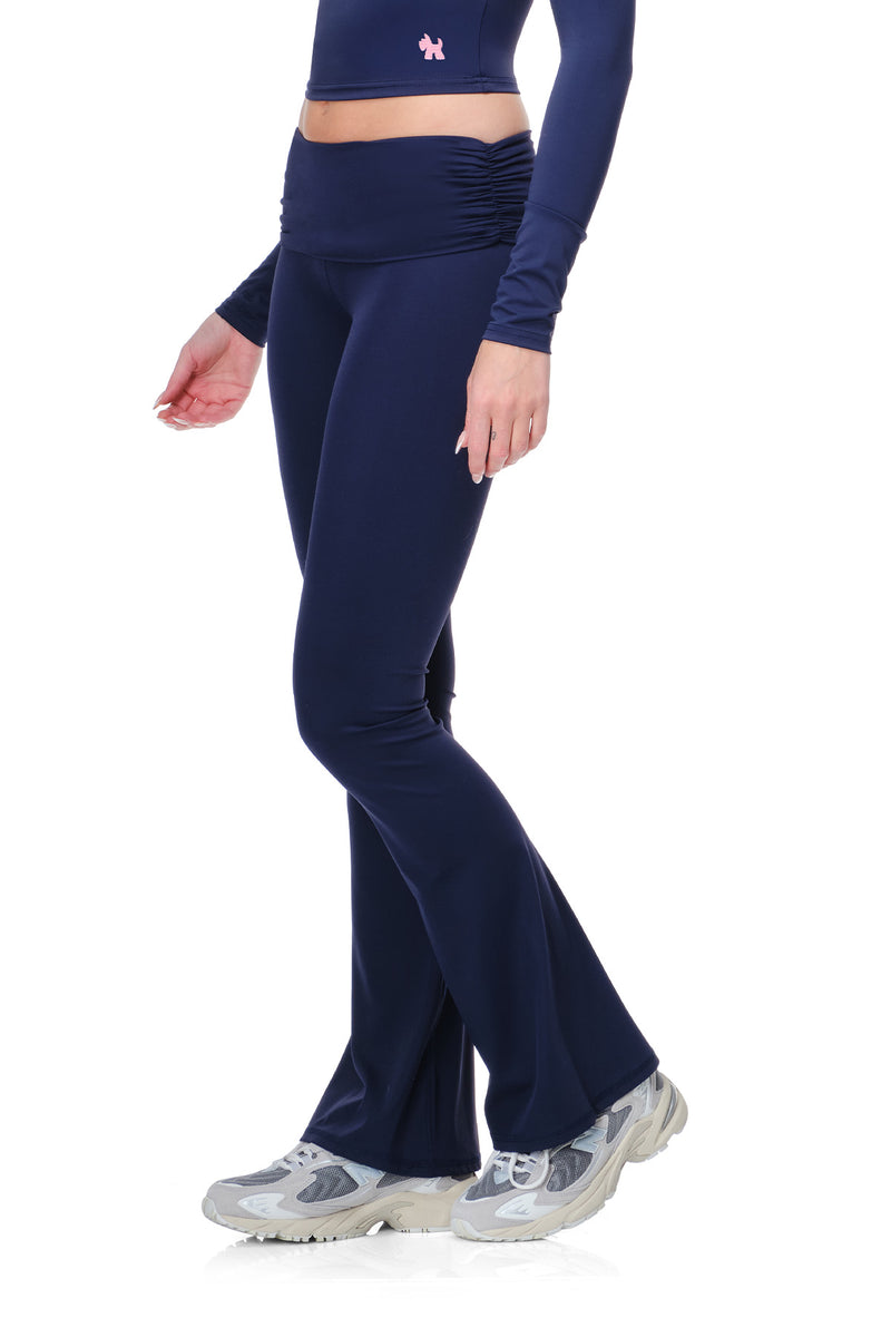 Capri - Pantalon évasé à taille repliable