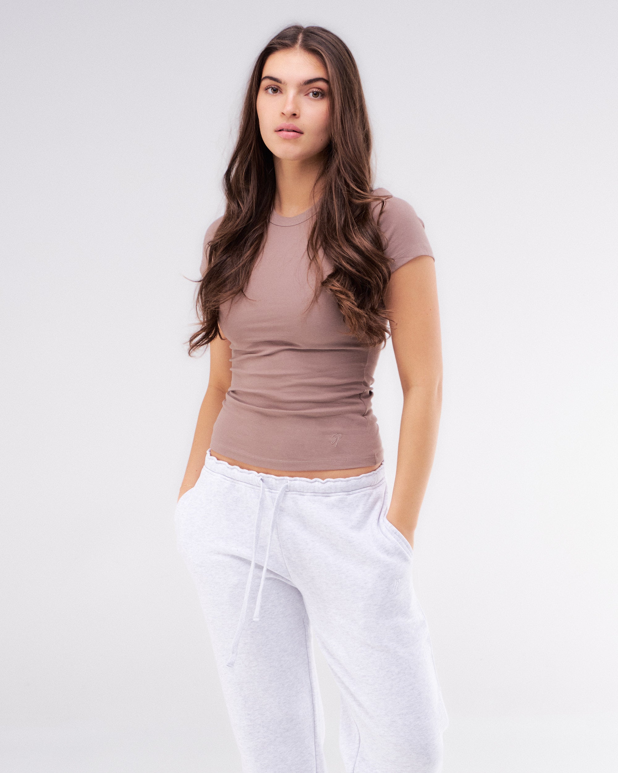 Elle - Fitted Short Sleeve Top