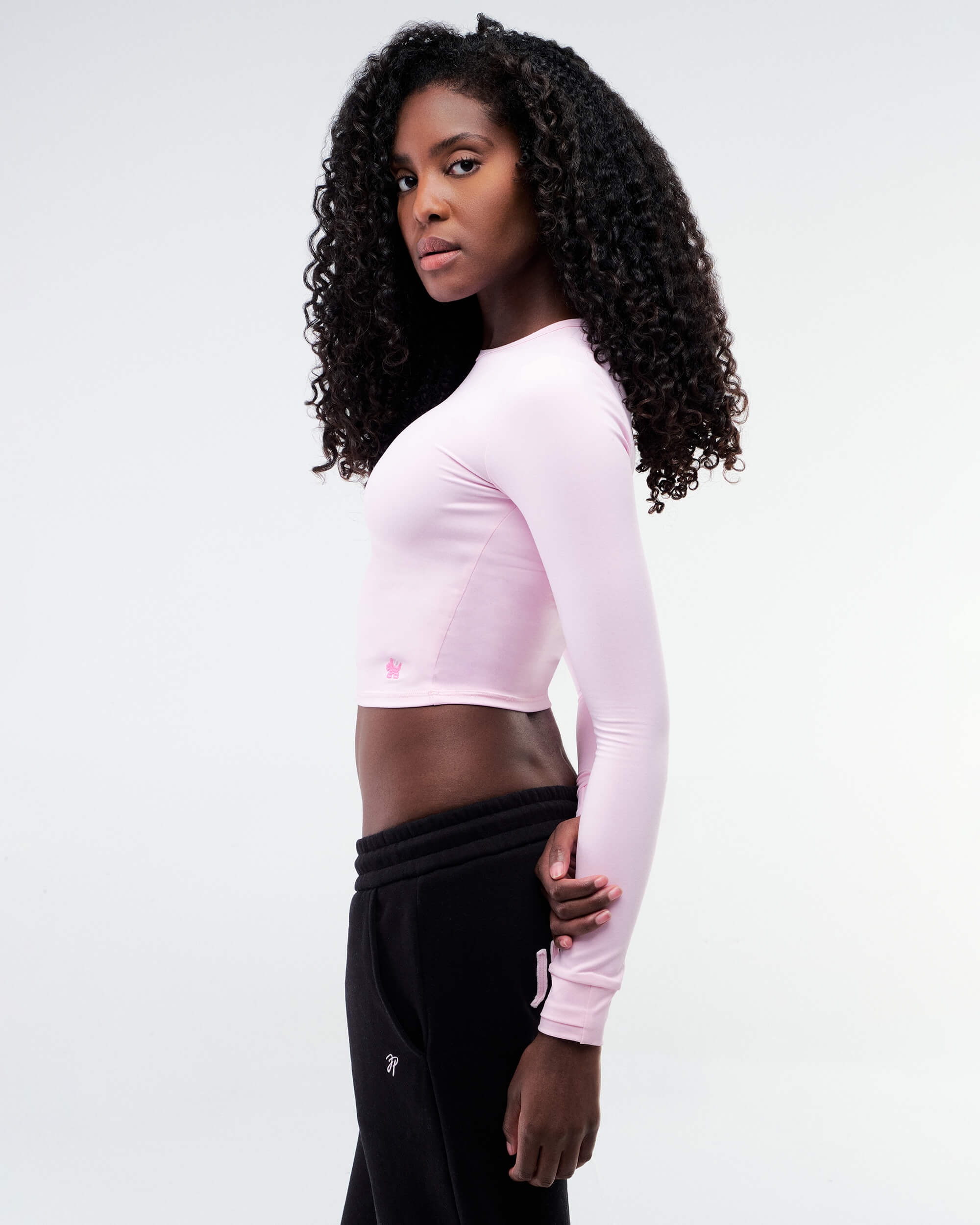 Emery - Fitted Crew Neck Long Sleeve Top