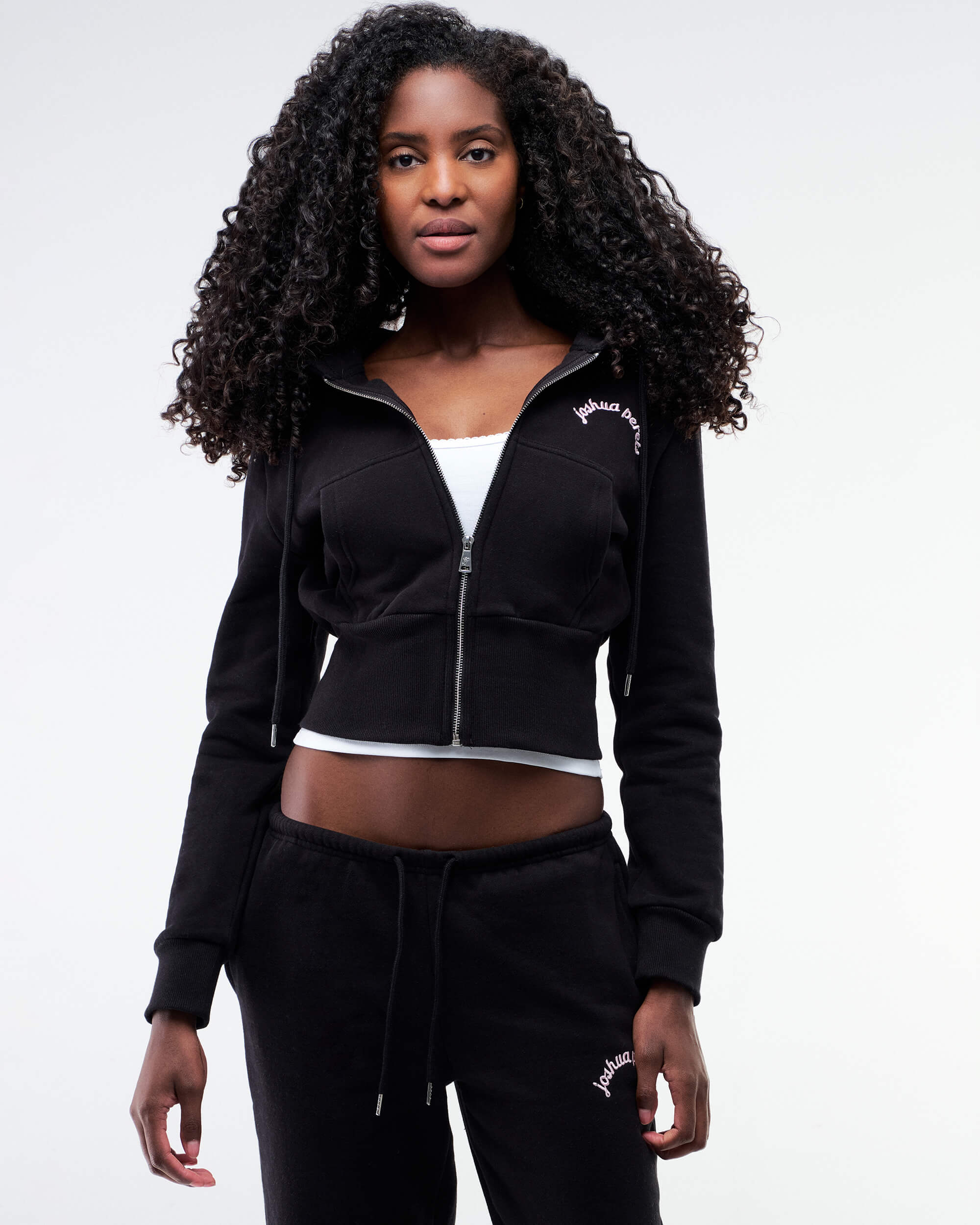 Indie - Fitted Zip Up Hoodie