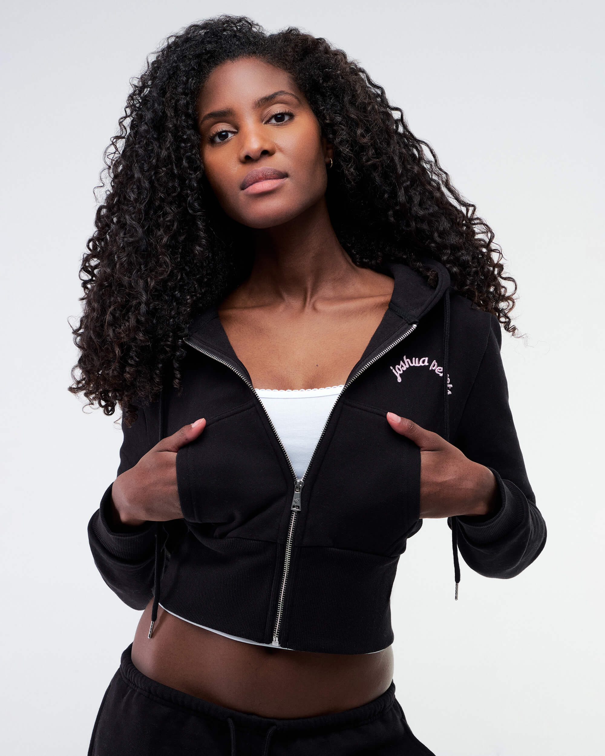 Indie - Fitted Zip Up Hoodie