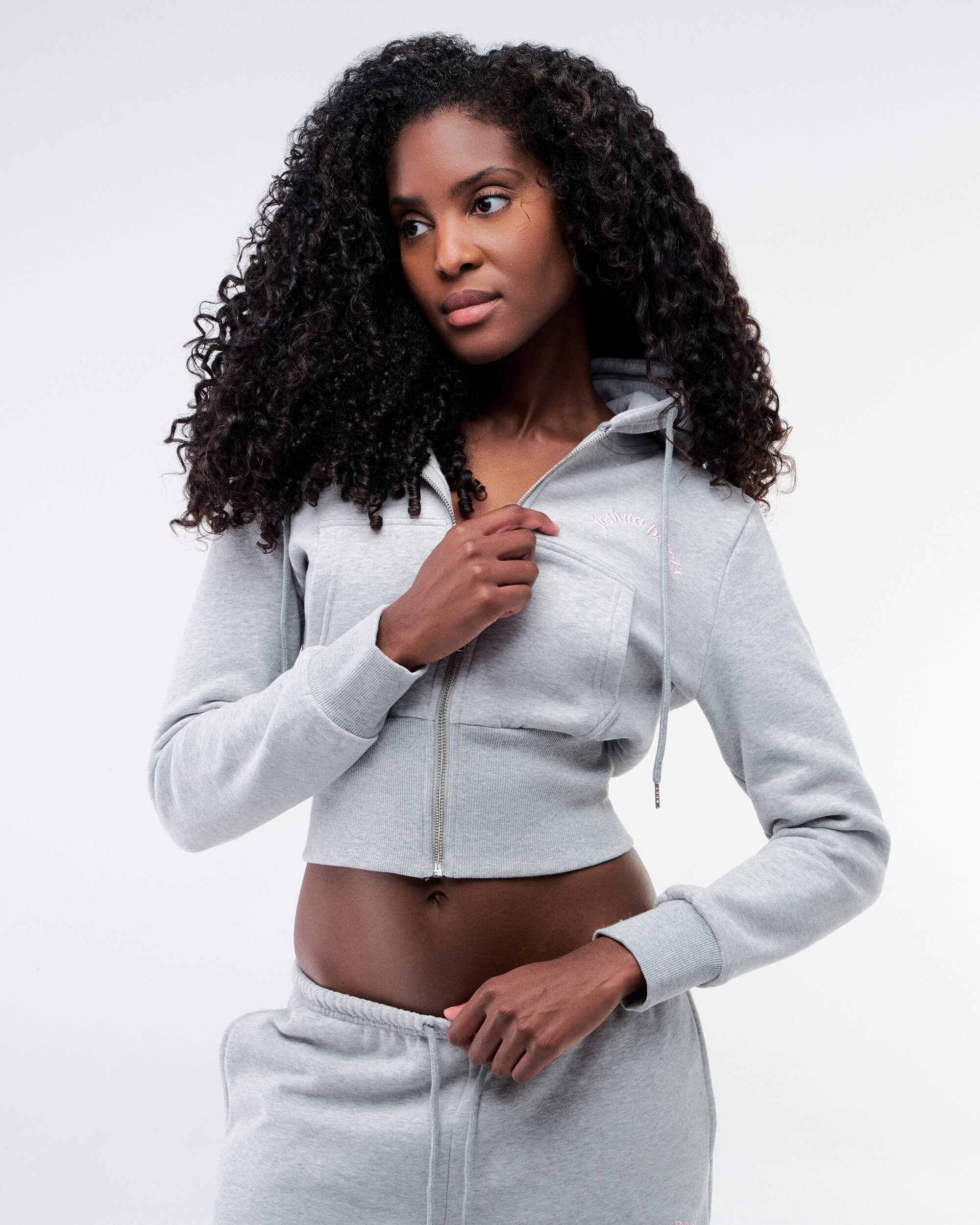 Indie - Fitted Zip Up Hoodie
