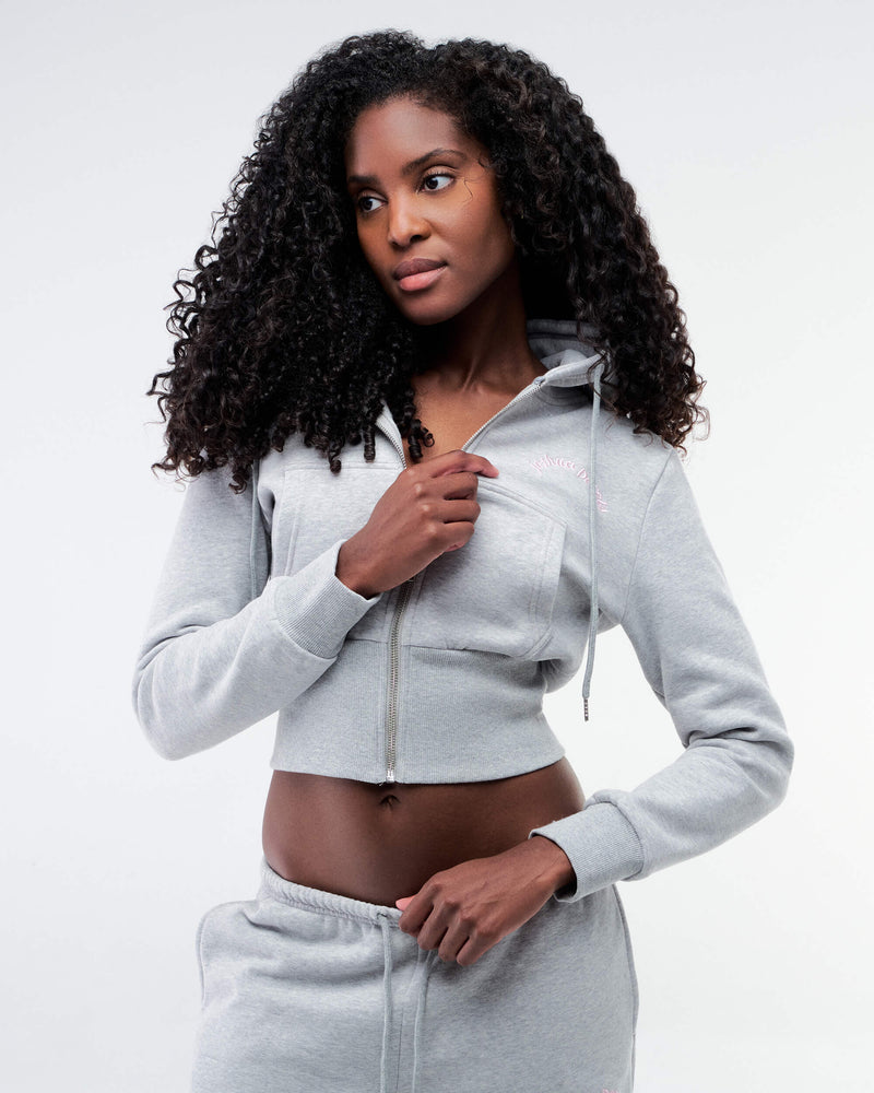 Indie - Fitted Zip-Up Hoodie