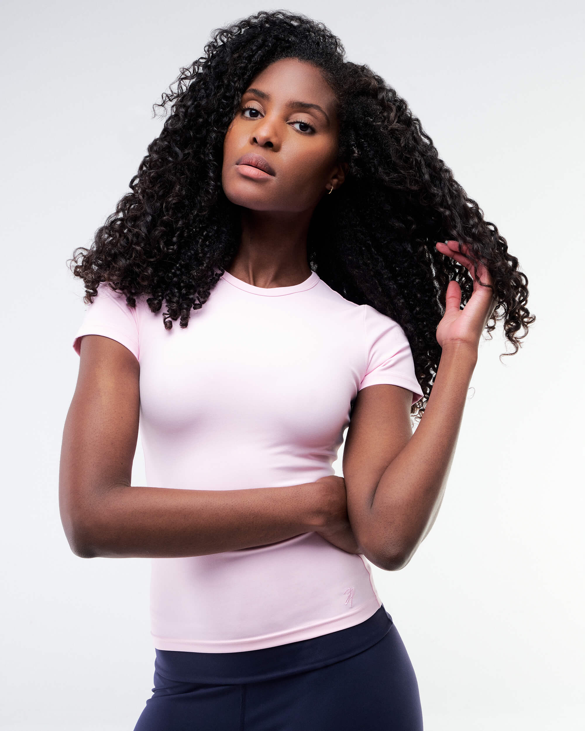 Irene - Fitted Crew Neck Tee