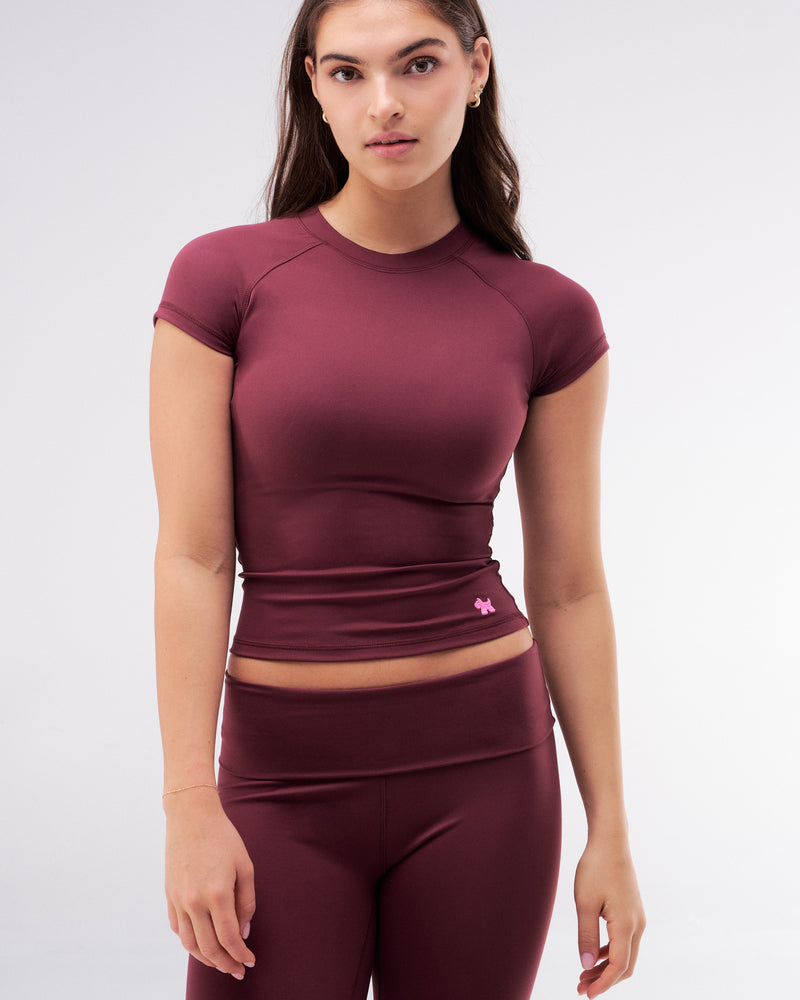 Lina – T-shirt raglan ajusté