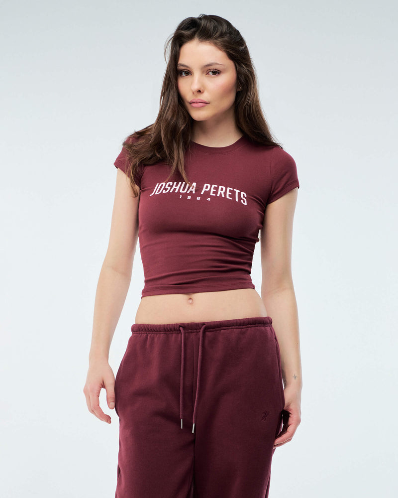Lacey - T-shirt à col rond ajusté