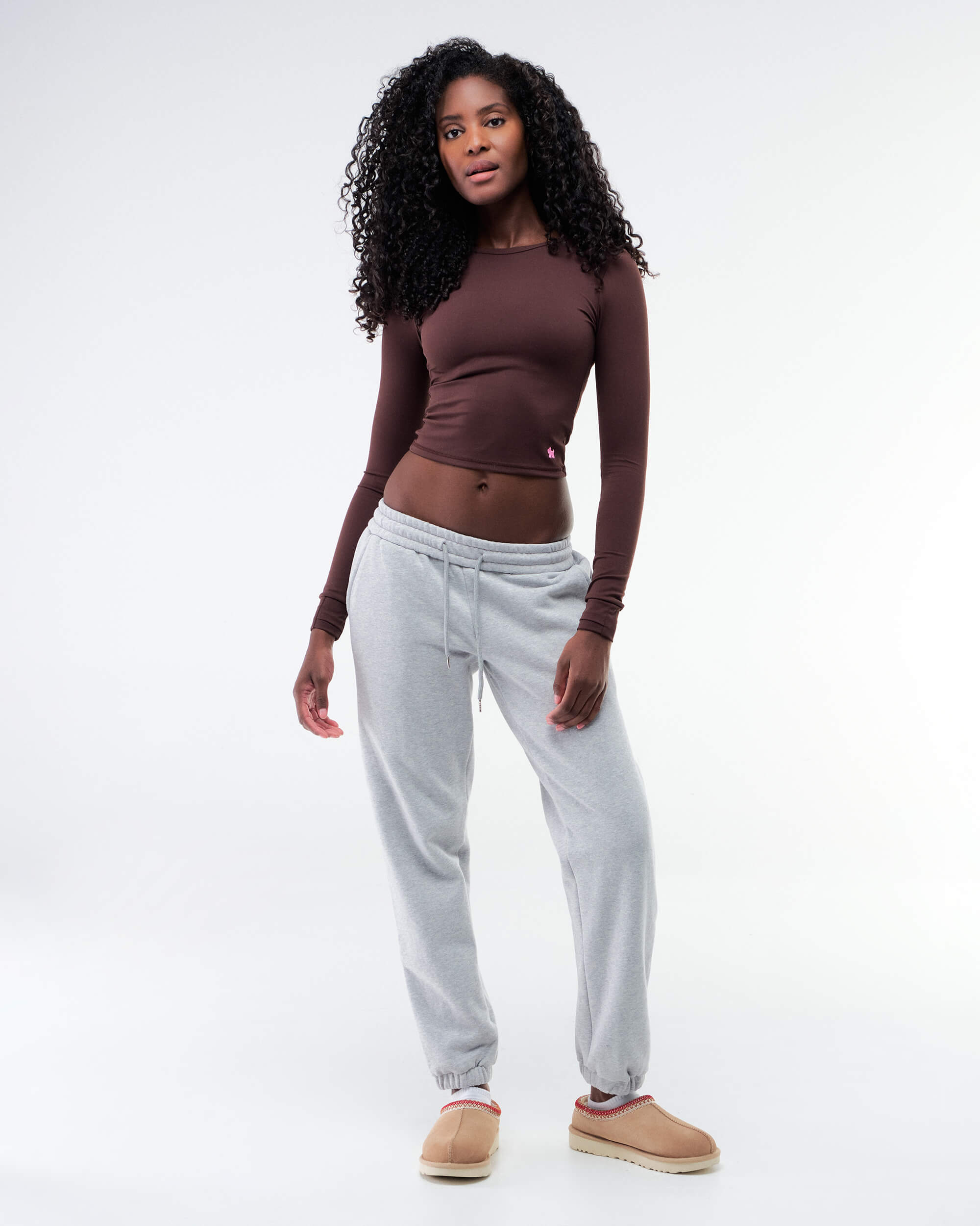 Nona – Pantalon ouaté semi-ajusté
