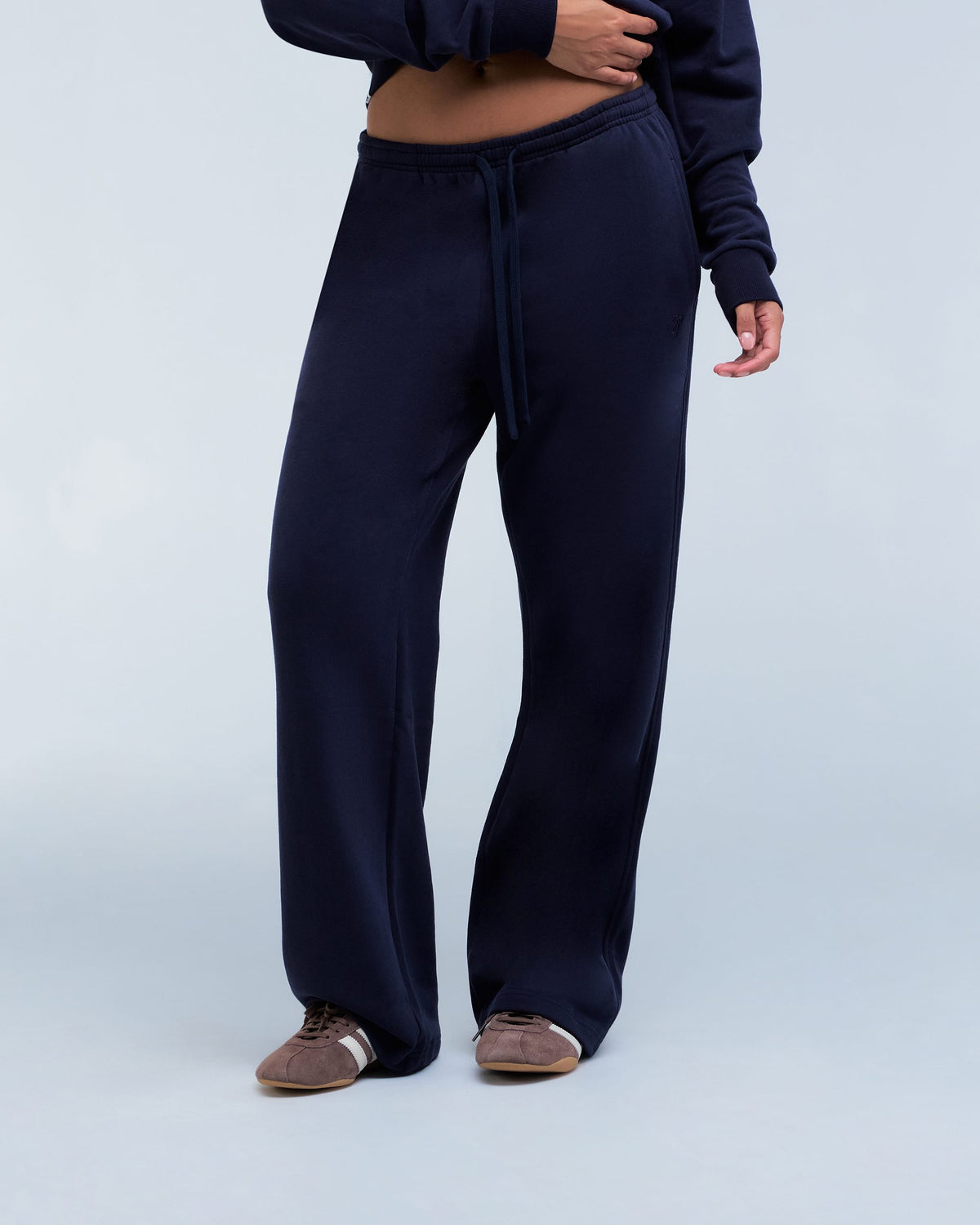 Bianca - Pantalon à jambe large coupe décontractée