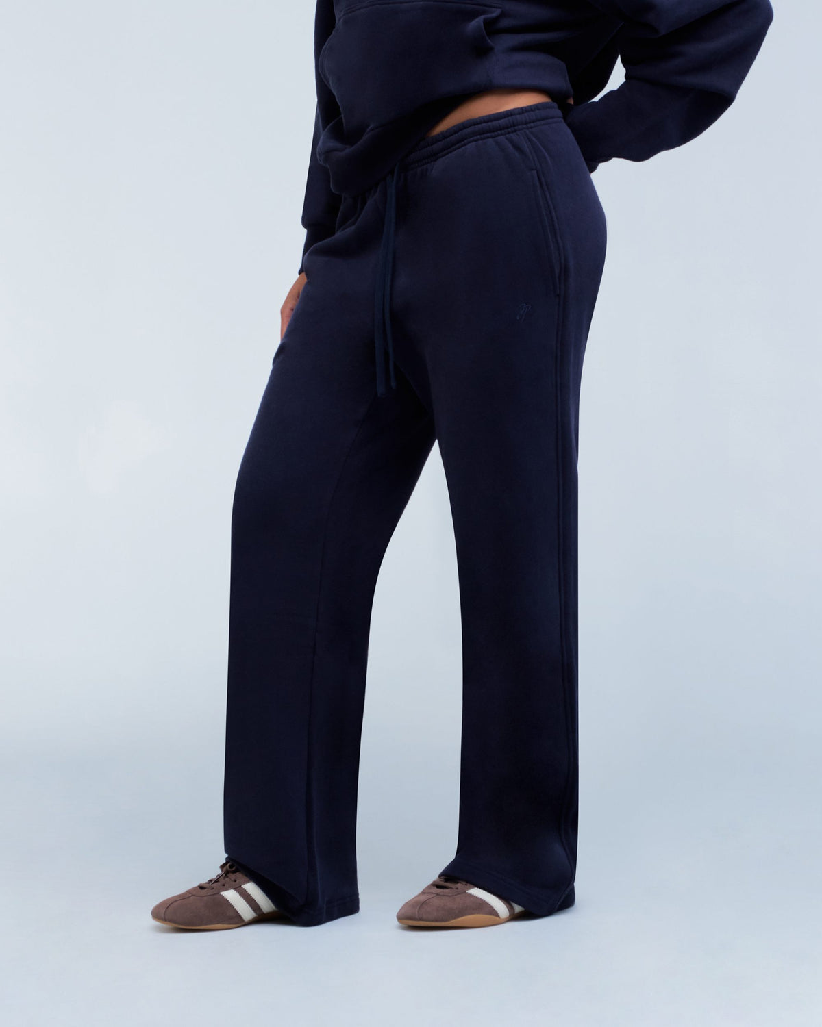 Bianca - Pantalon à jambe large coupe décontractée