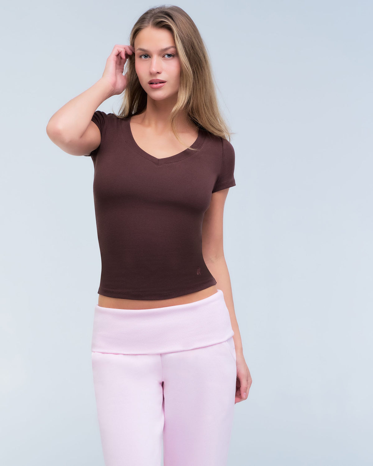 Jaycee - Fitted V-Neck Tee