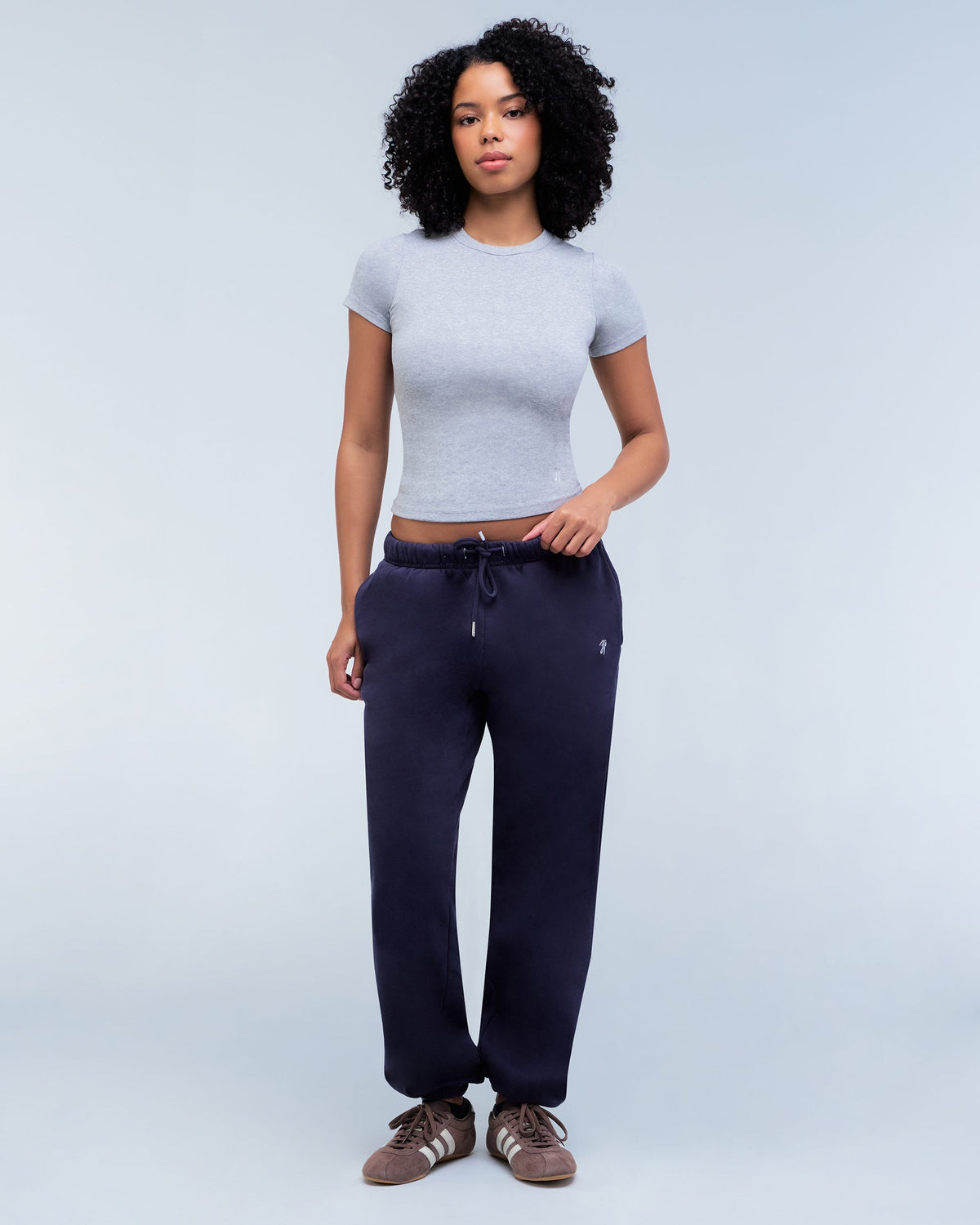 Philly – Pantalon ouaté à coupe décontractée avec logo
