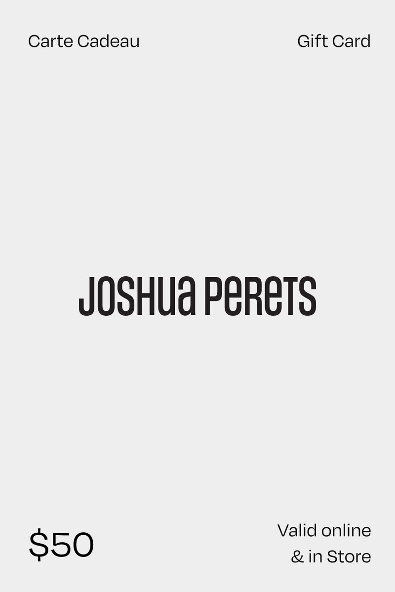 Joshua Perets Physical Gift Card