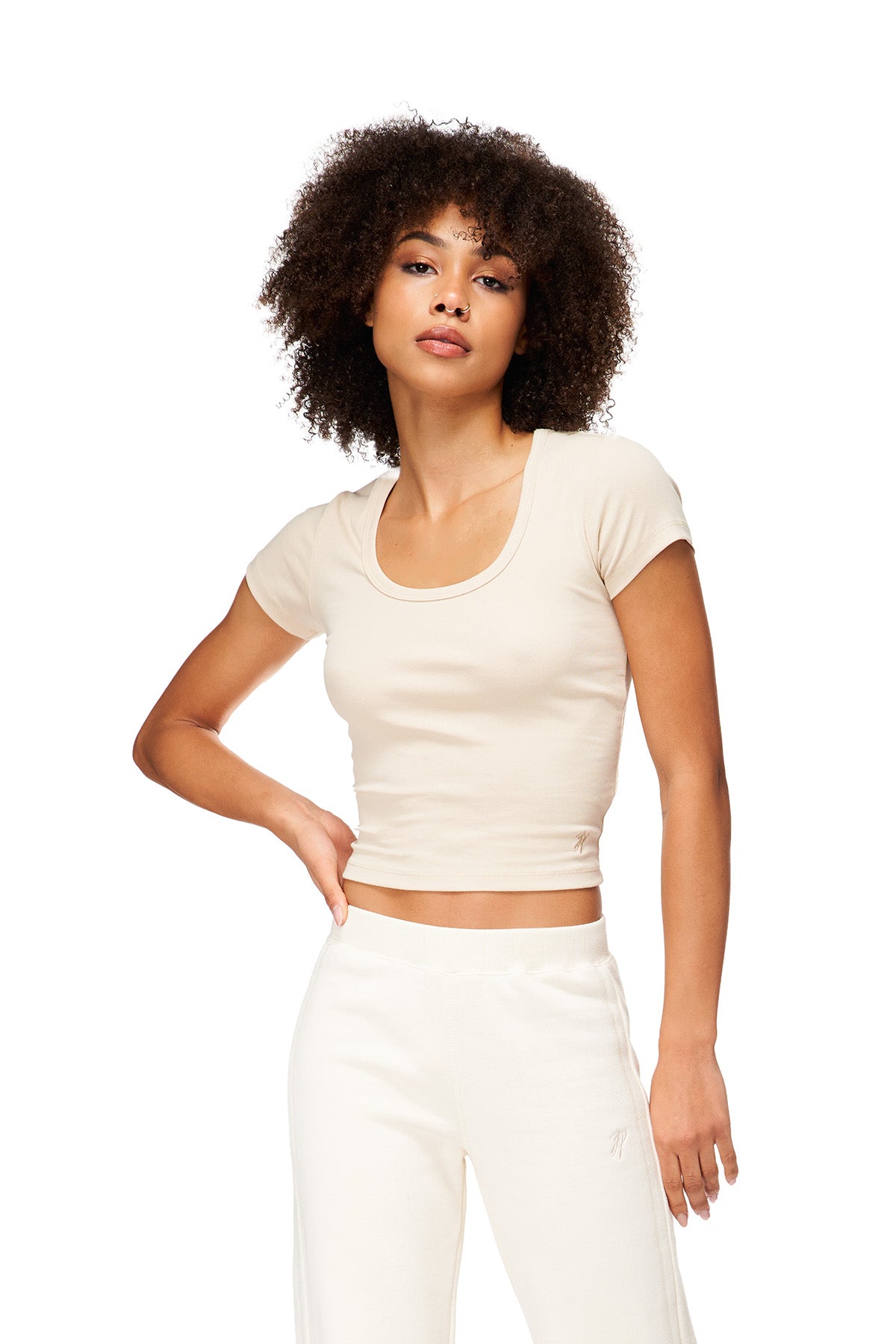 Sari - Rib Scoop Neck