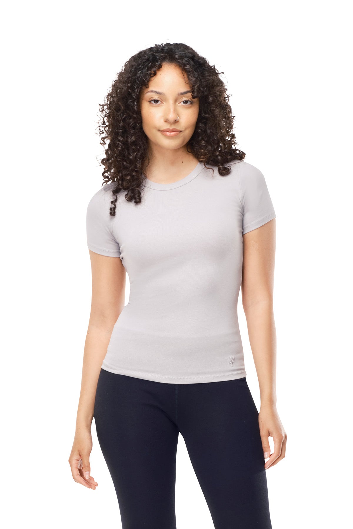 Elle - Fitted Short Sleeve Top