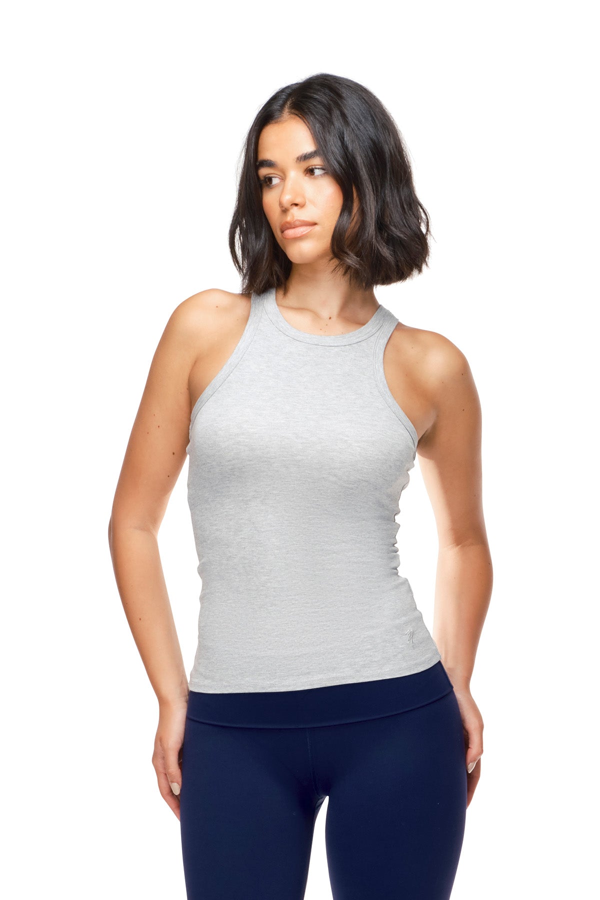 Fab - Fitted High Neck Tank Top