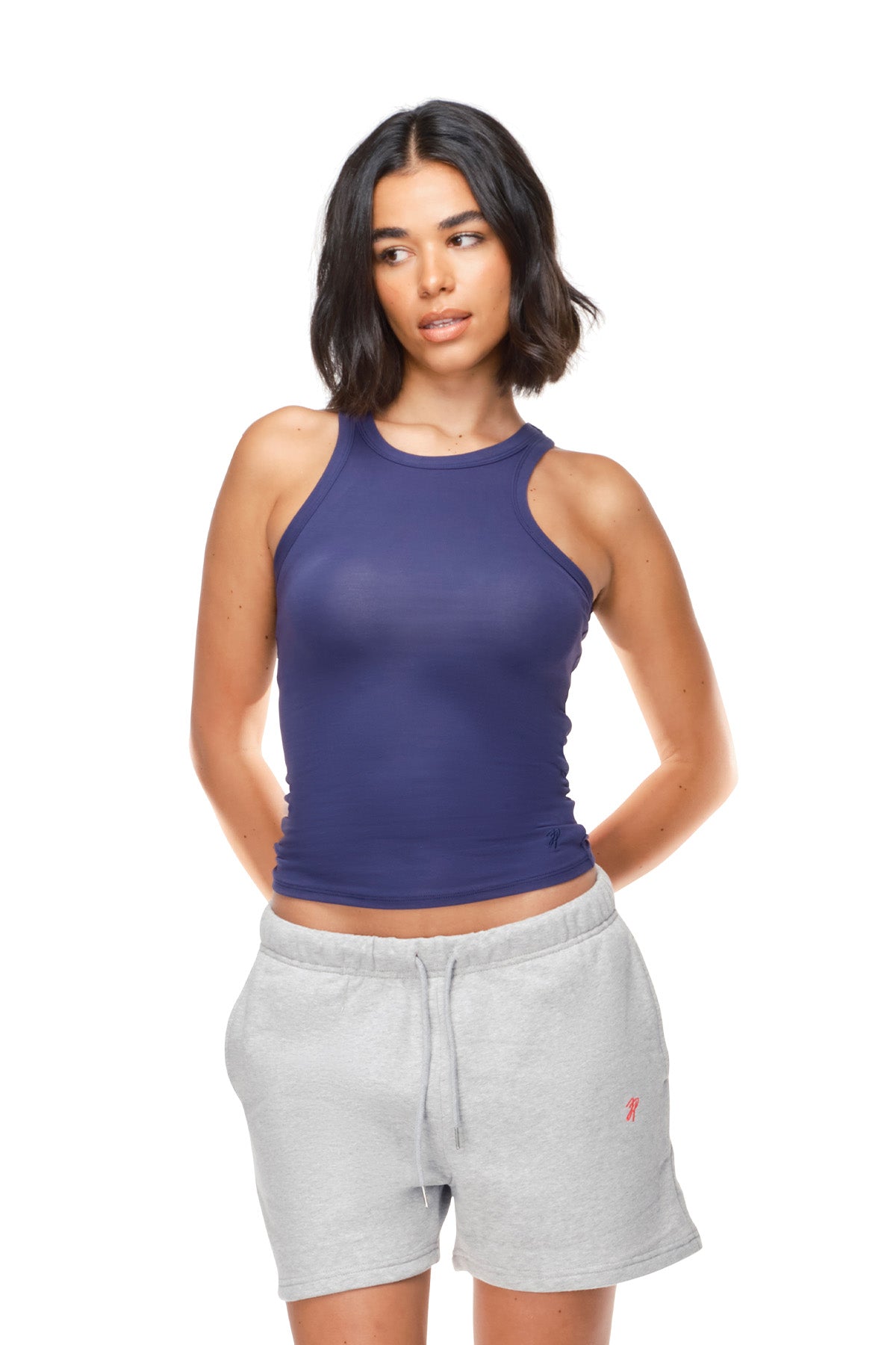Fab - Fitted High Neck Tank Top