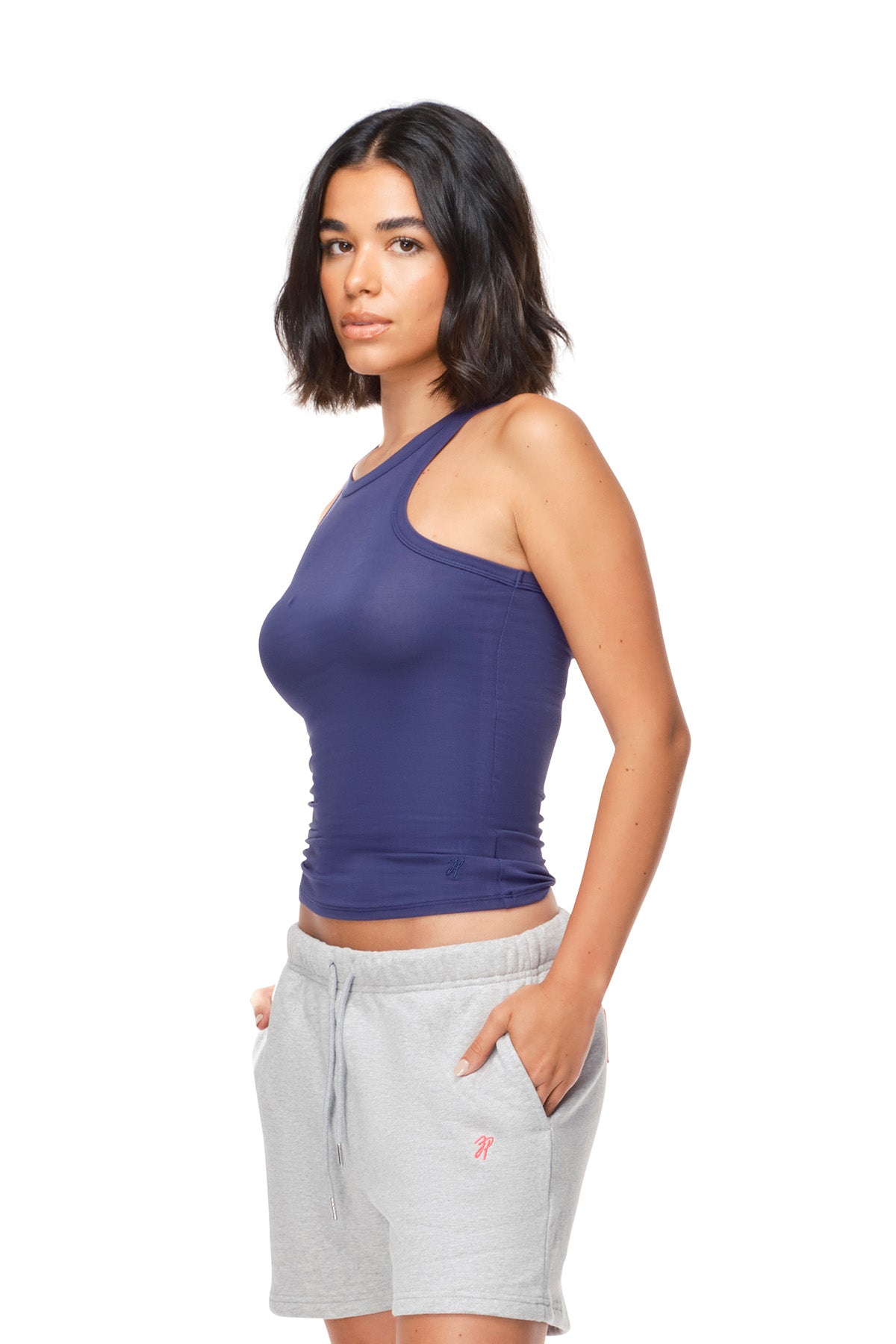 Fab - Fitted High Neck Tank Top