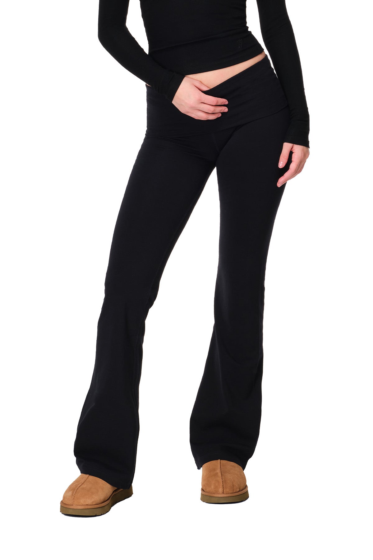 Tally - Flared Turnover Pant in