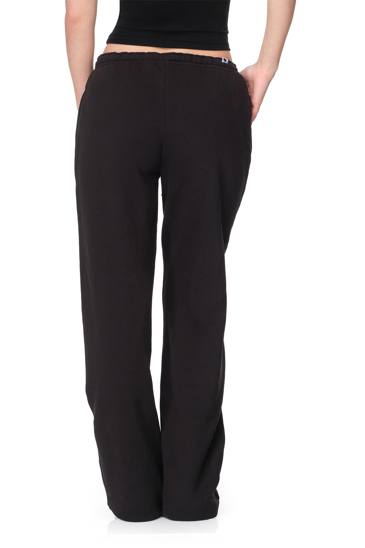 Gia - Relaxed-Fit Low-Rise Flared Sweatpants