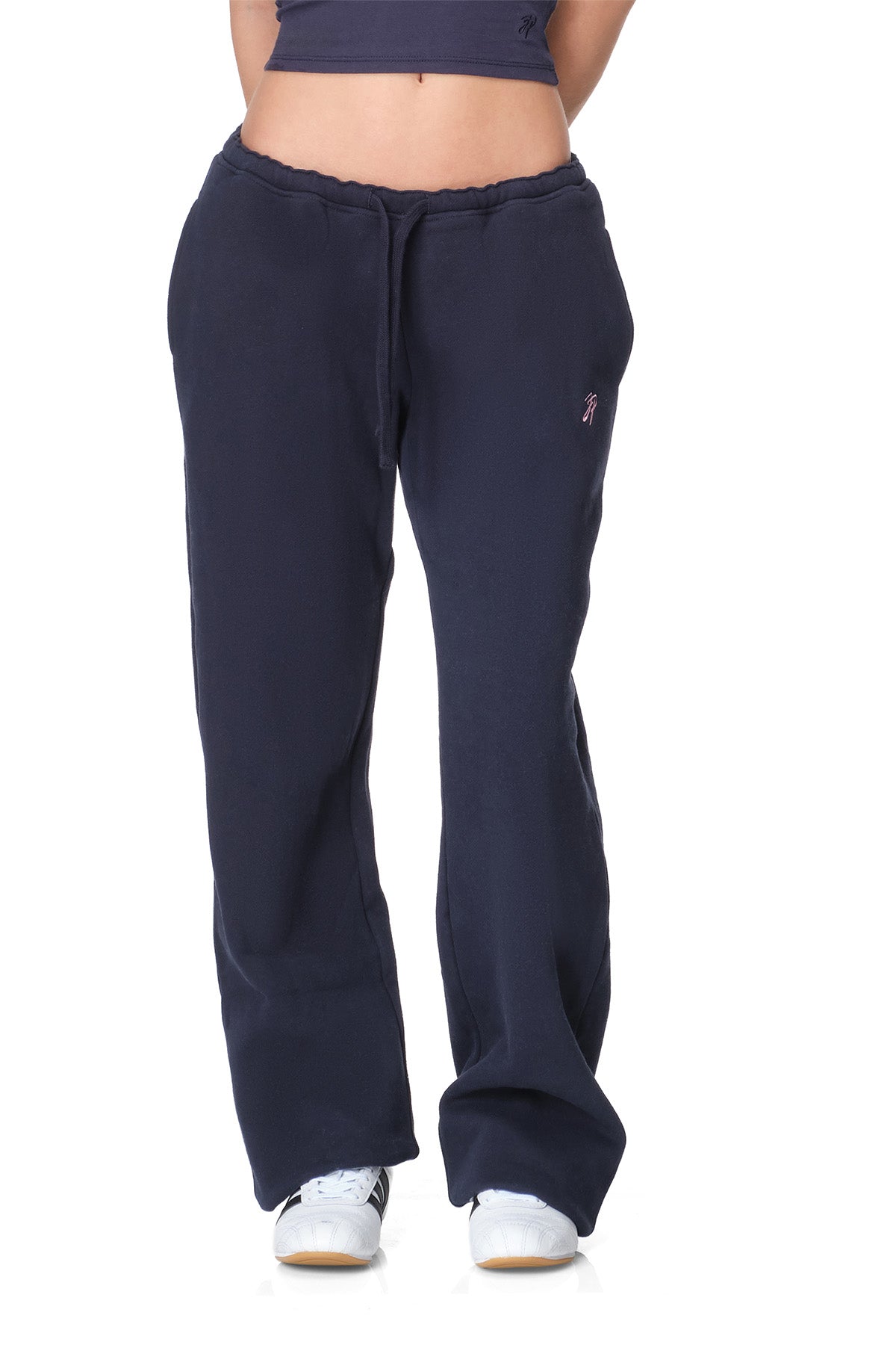 Gia - Relaxed-Fit Low-Rise Flared Sweatpants